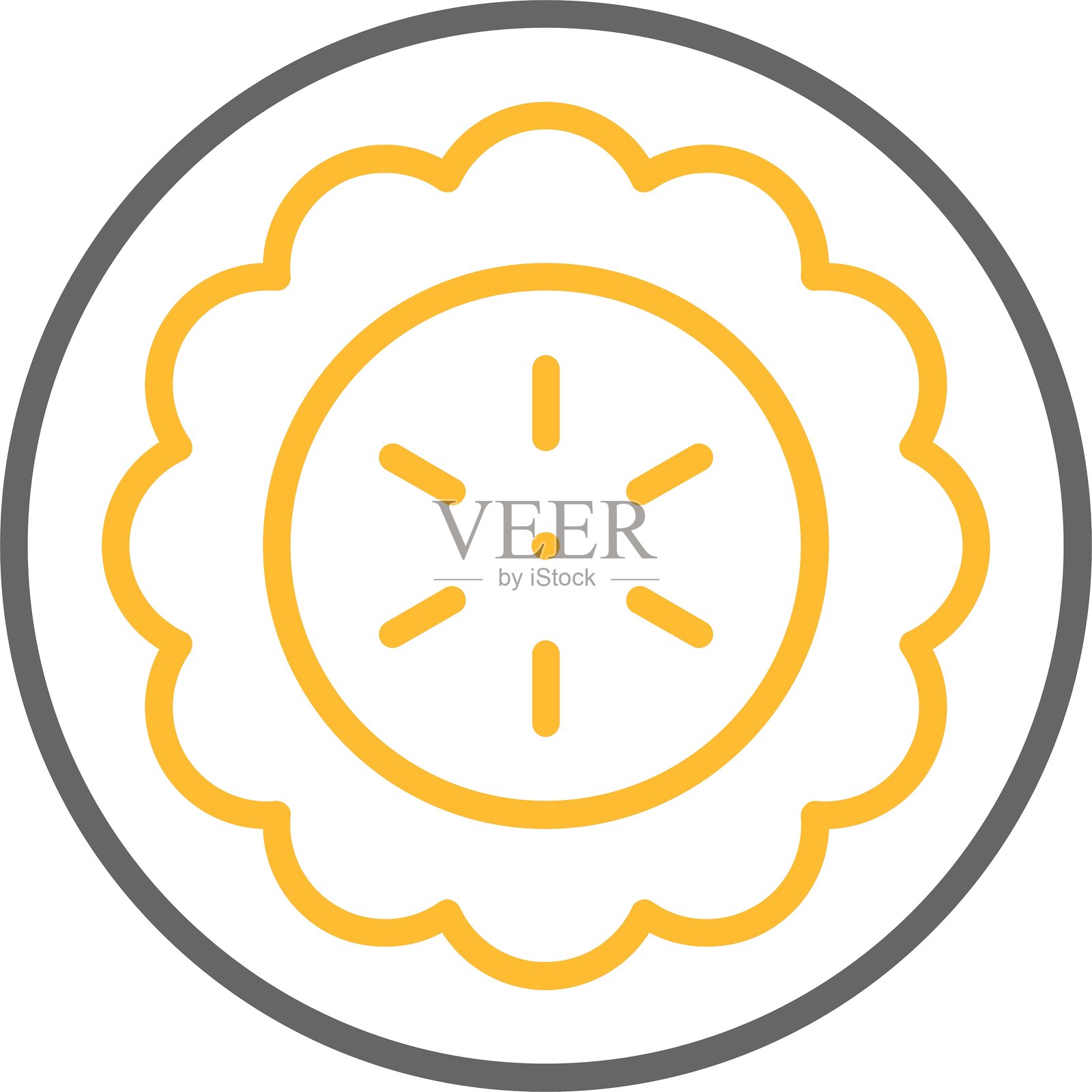 开斋节饼干图标插画图片素材