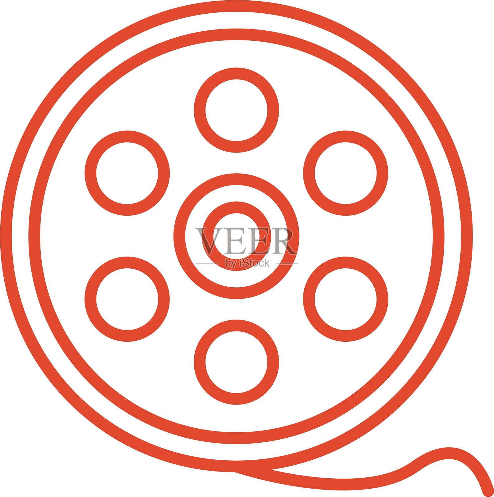 摄影胶卷图标插画图片素材