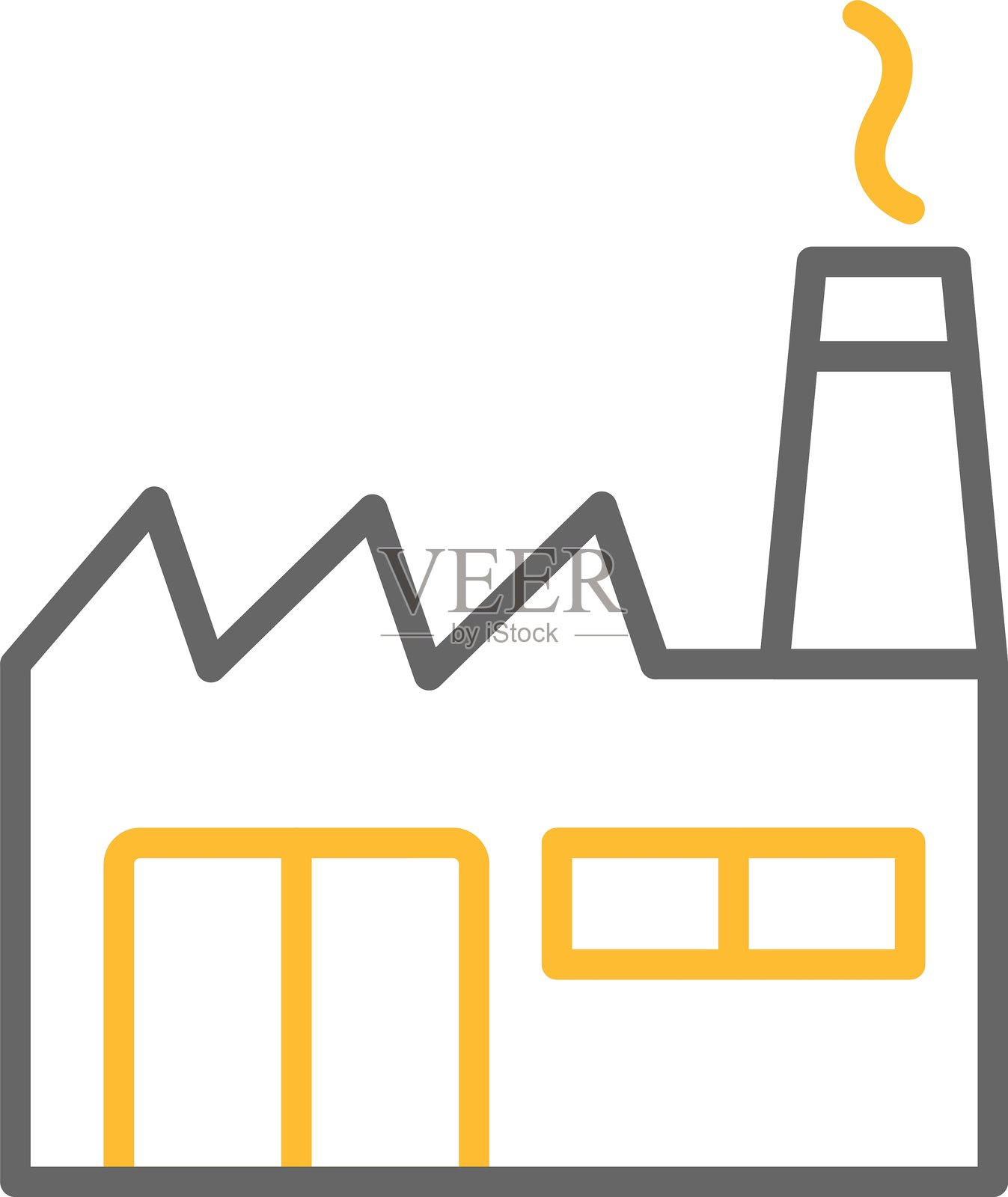 工厂图标插画图片素材