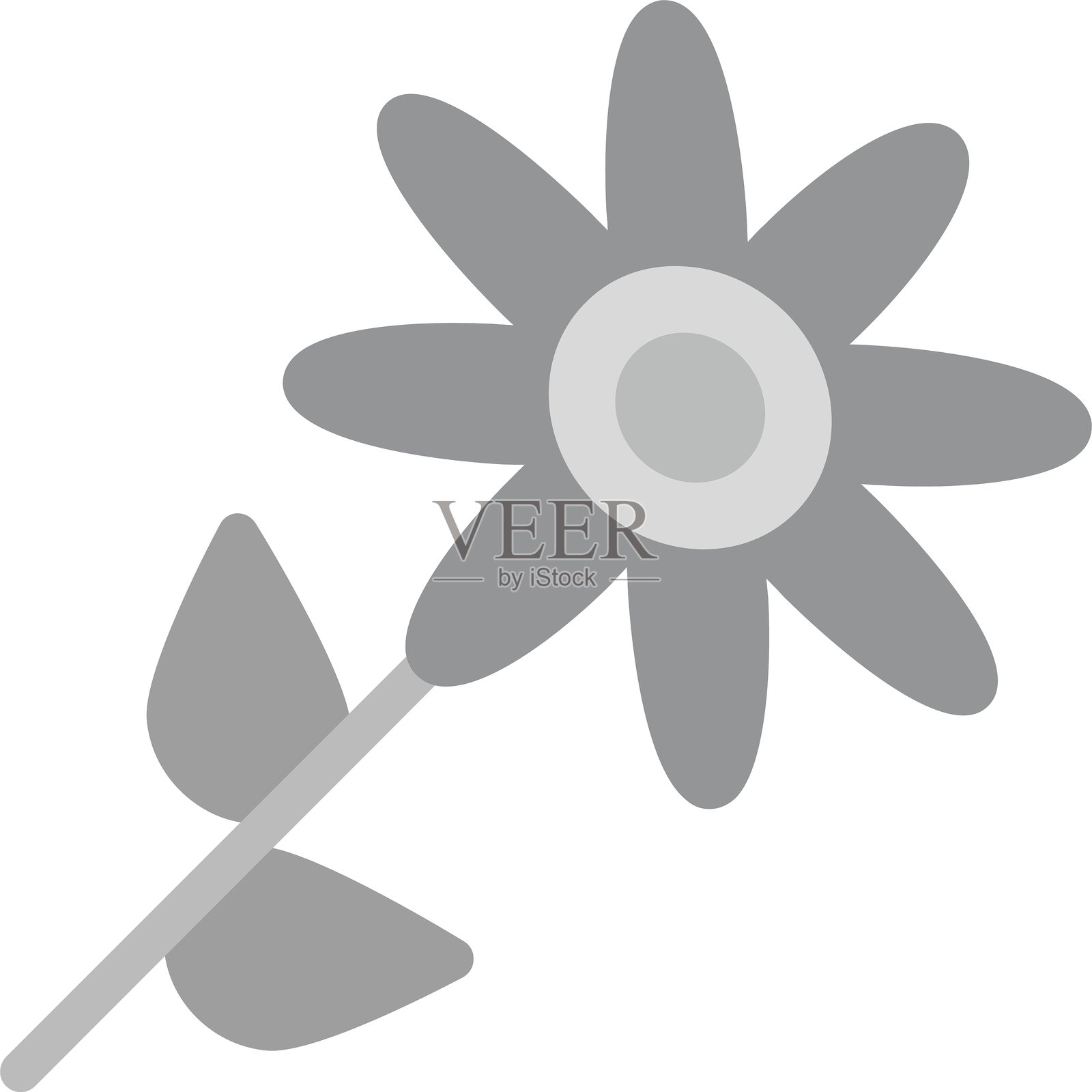 向日葵图标插画图片素材