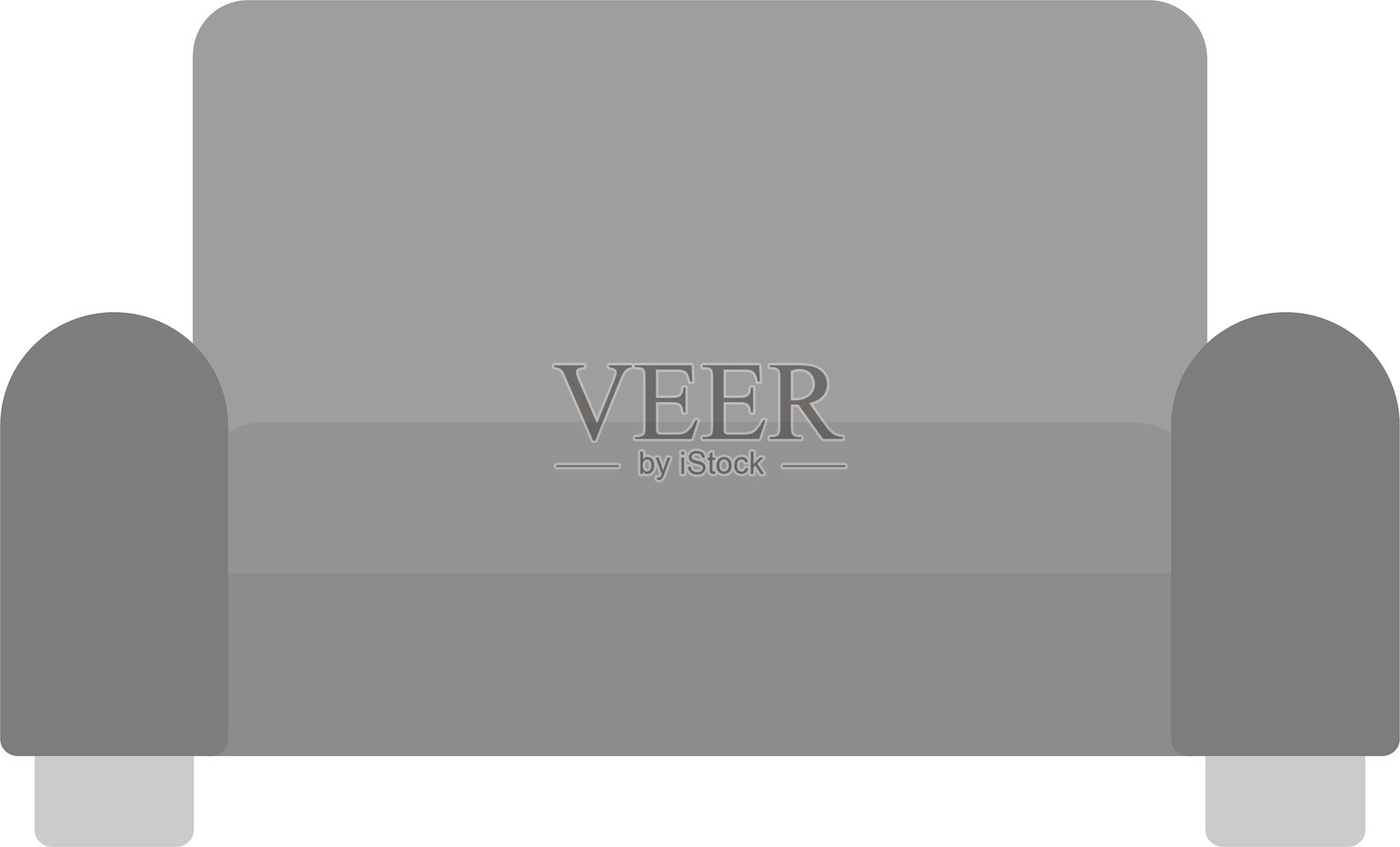 沙发图标插画图片素材