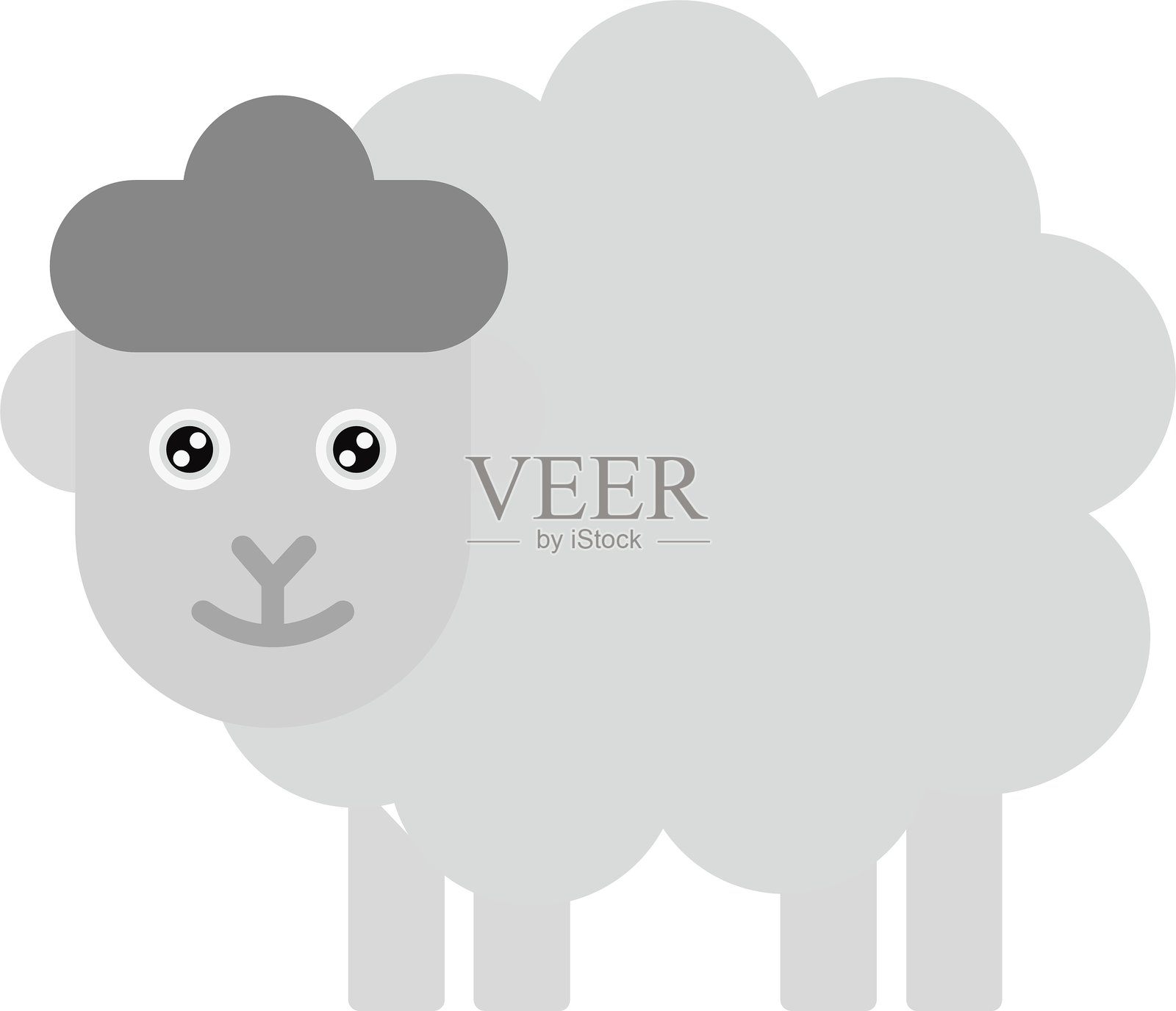 羊图标插画图片素材