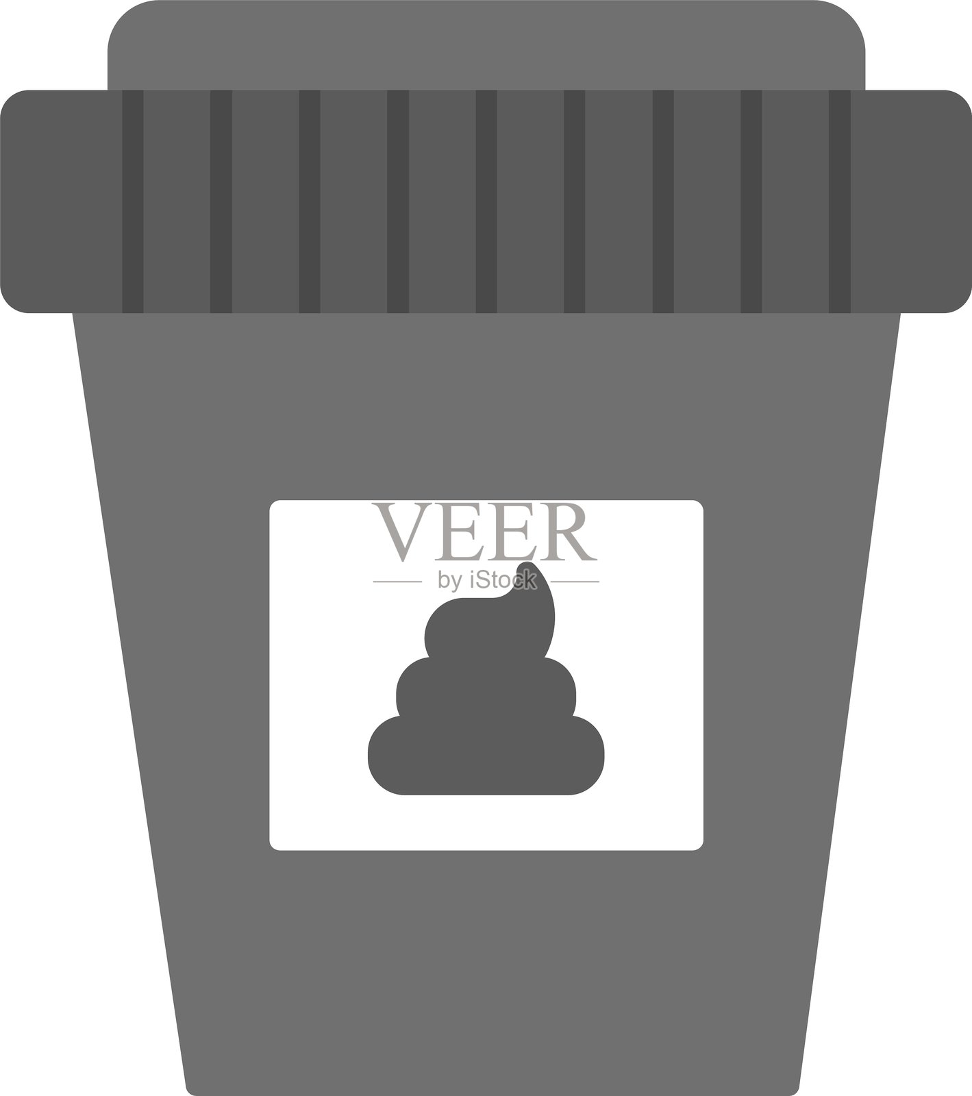 粪便检测图标插画图片素材