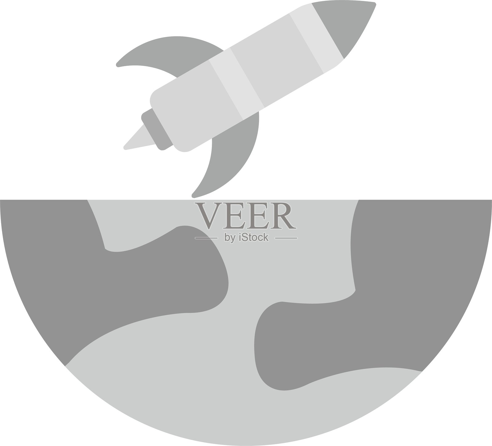 火箭图标插画图片素材