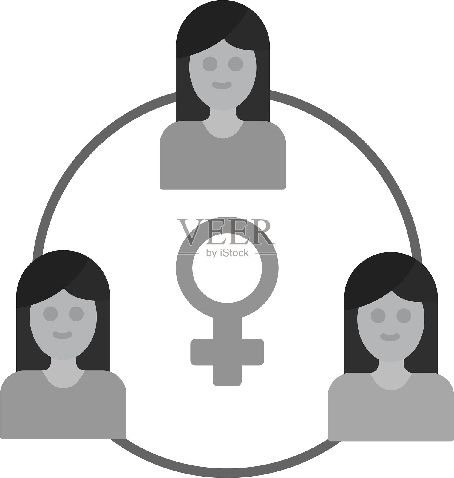 社会图标插画图片素材