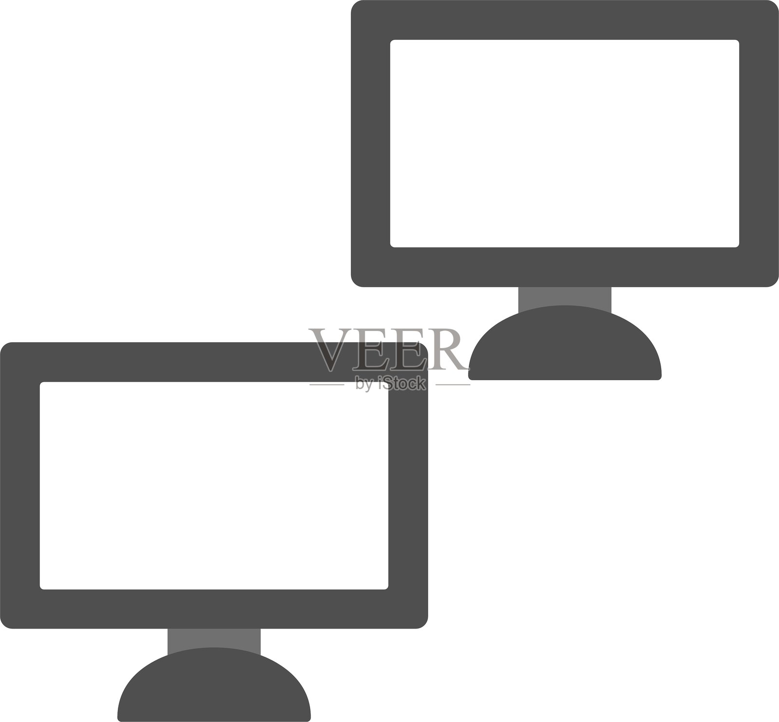 显示器图标插画图片素材