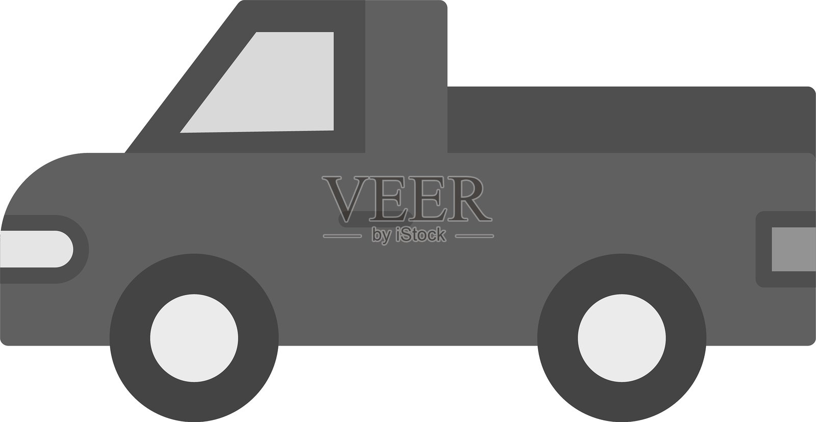 皮卡车图标插画图片素材