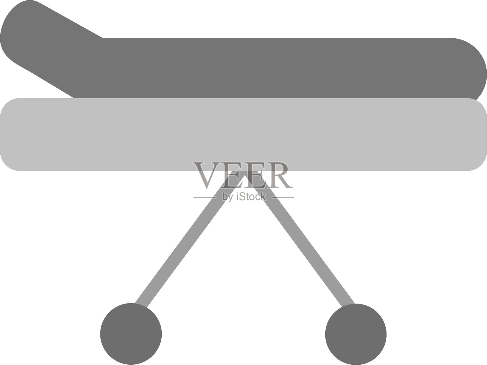 医疗担架图标插画图片素材