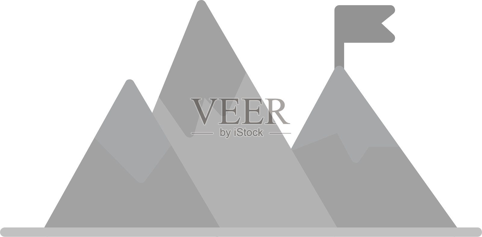 山脉图标插画图片素材