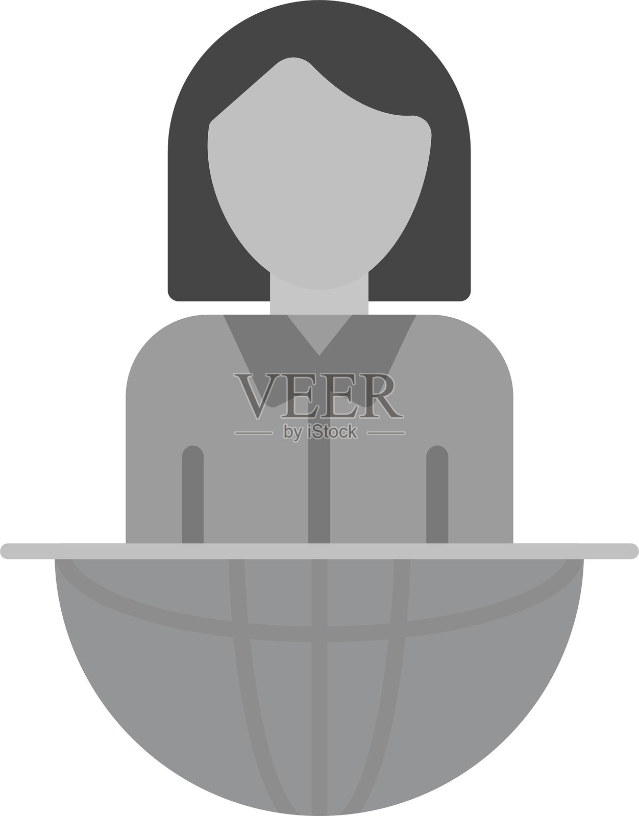 演讲者图标插画图片素材