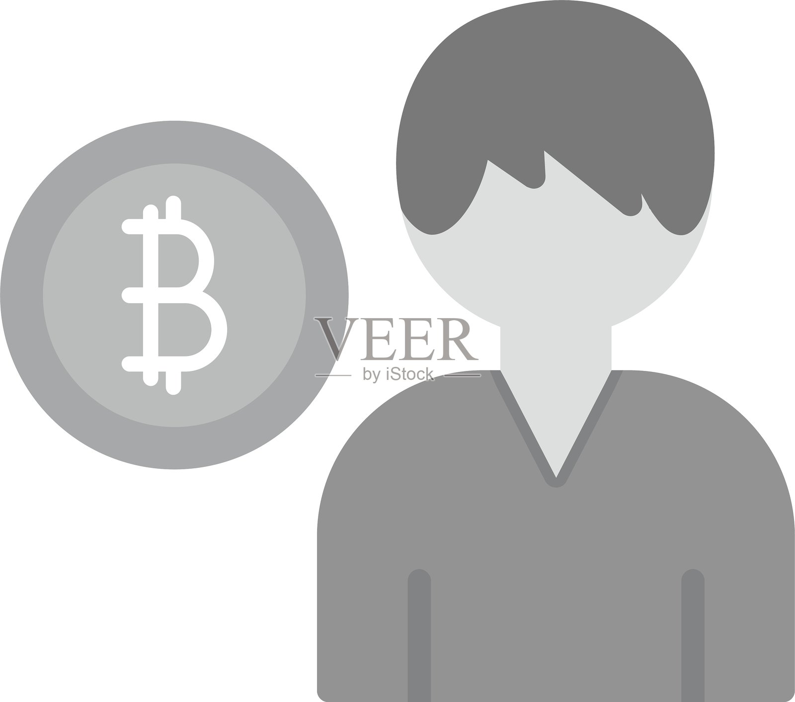 投资者图标插画图片素材