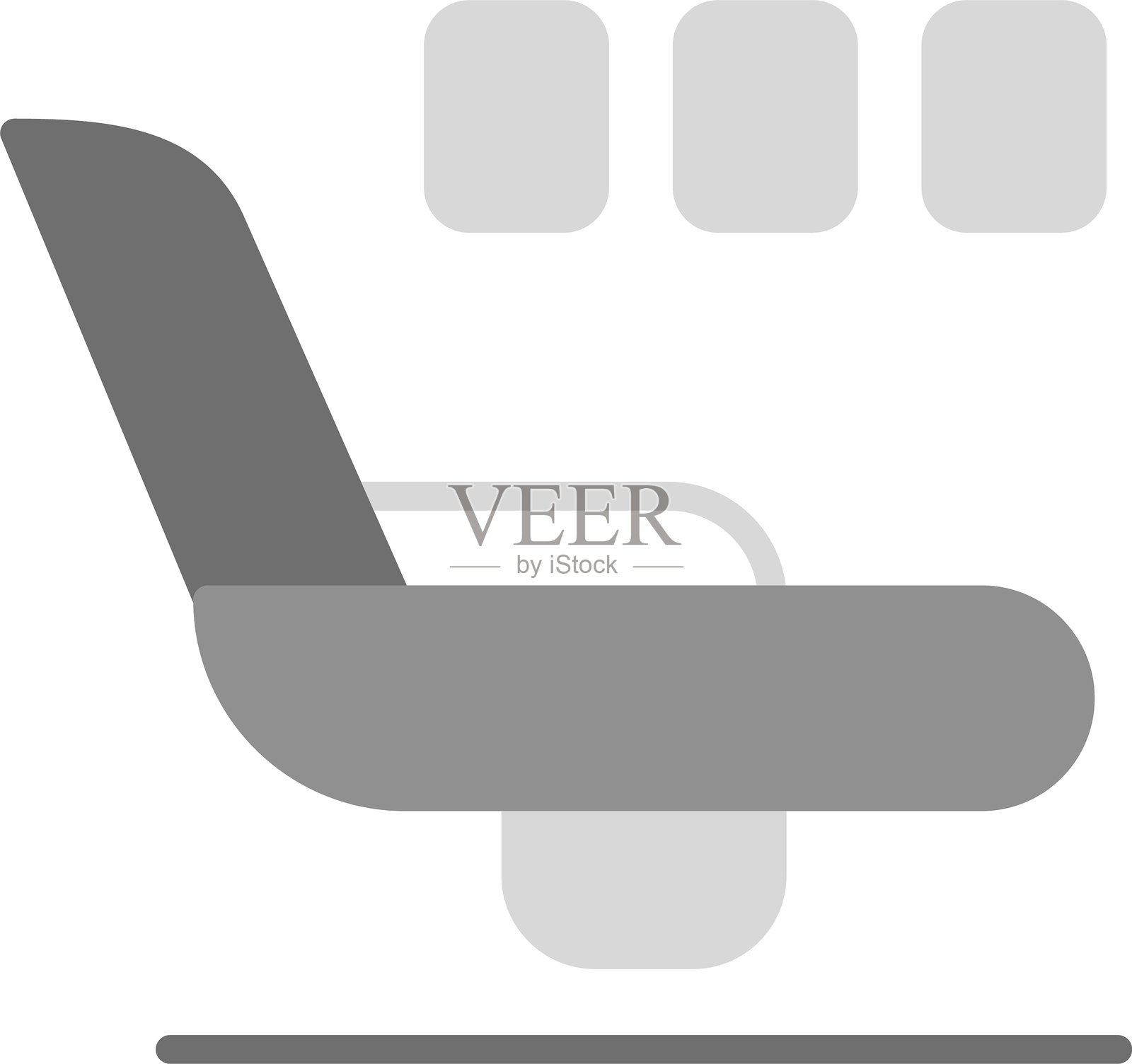 头等舱图标插画图片素材