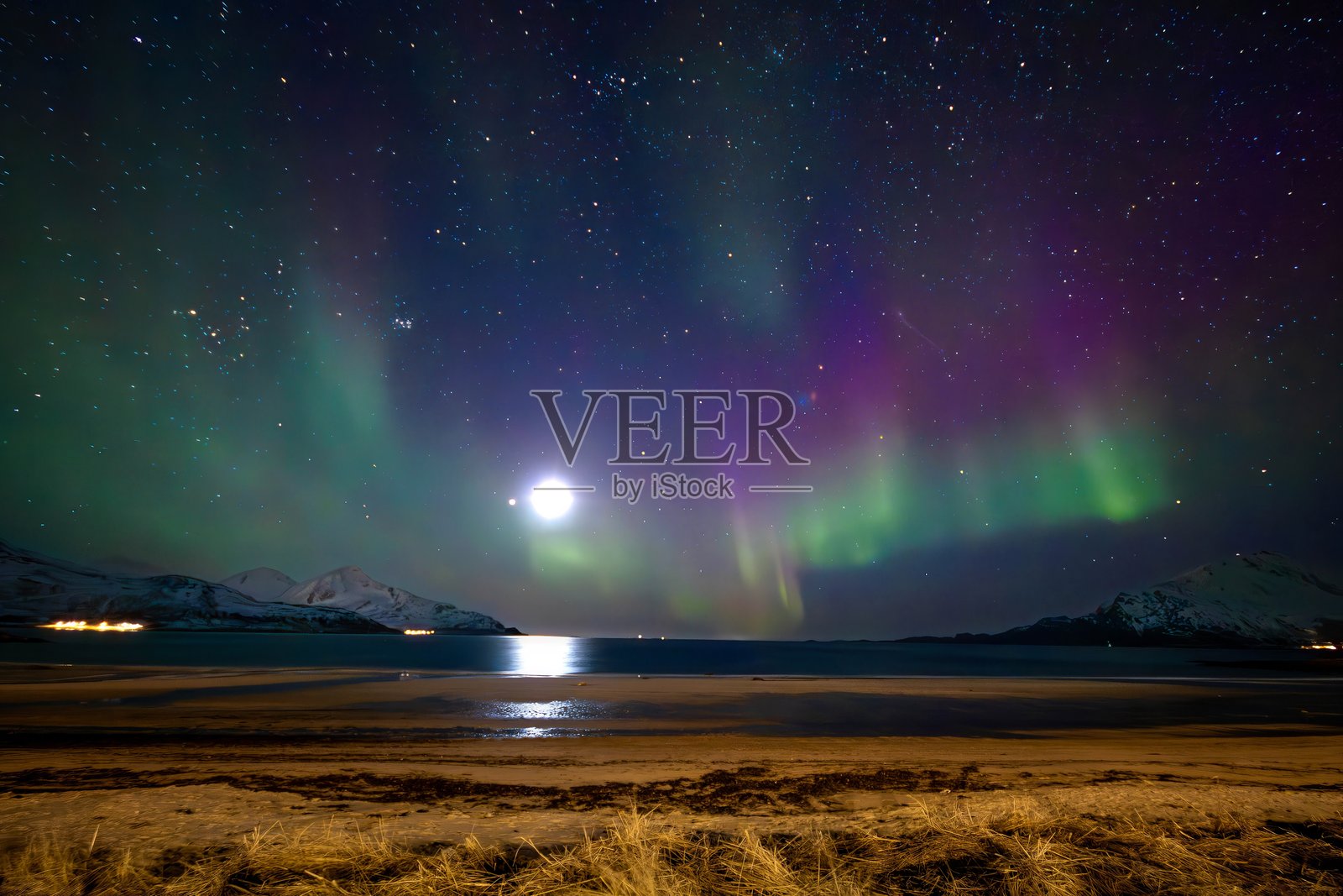 北极光照片摄影图片