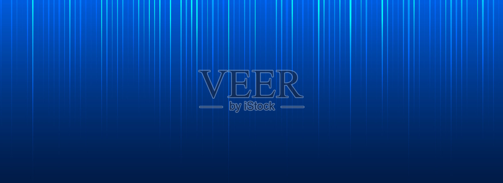 明亮的霓虹条纹壁纸。垂直发光光带背景。直线轨迹光晕动态概念。闪耀的光线和光束设计元素。蓝色科技激光图案背景。矢量图。插画图片素材