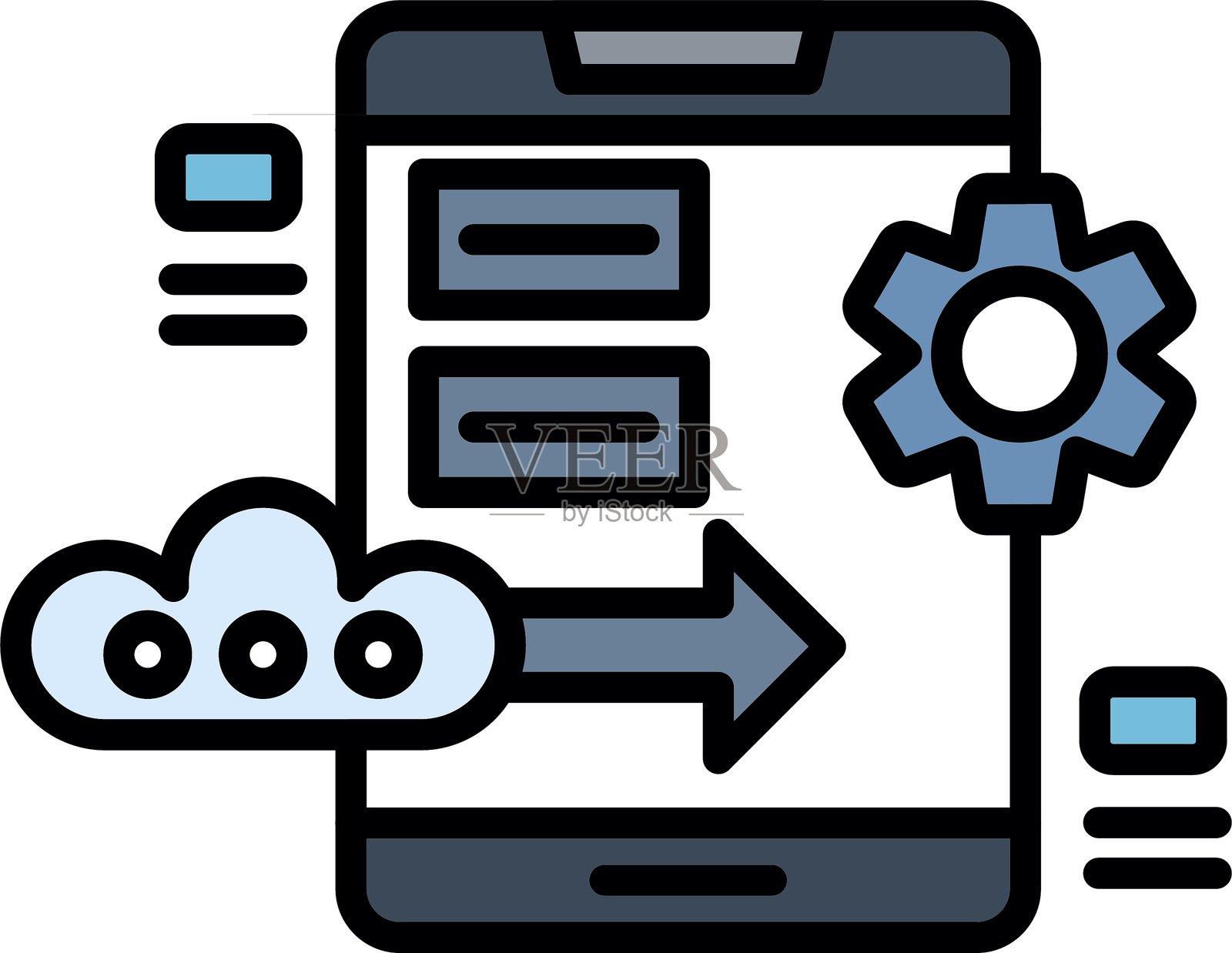 手机图标插画图片素材