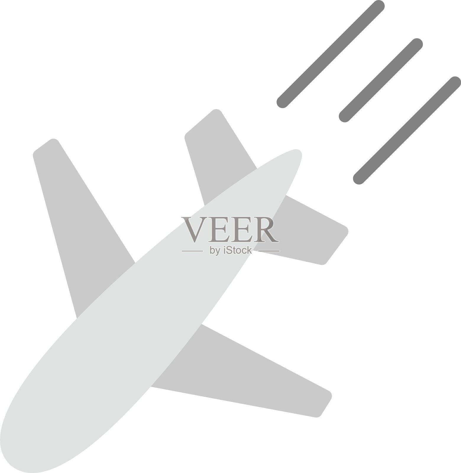 飞机图标插画图片素材