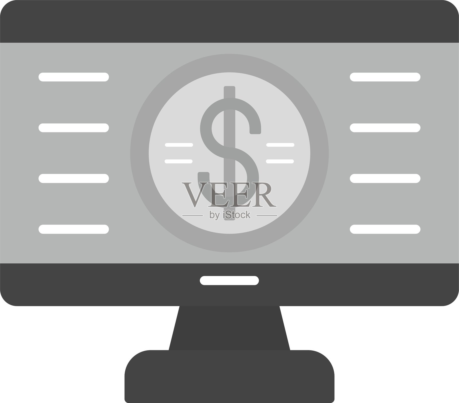 网络星期一图标插画图片素材