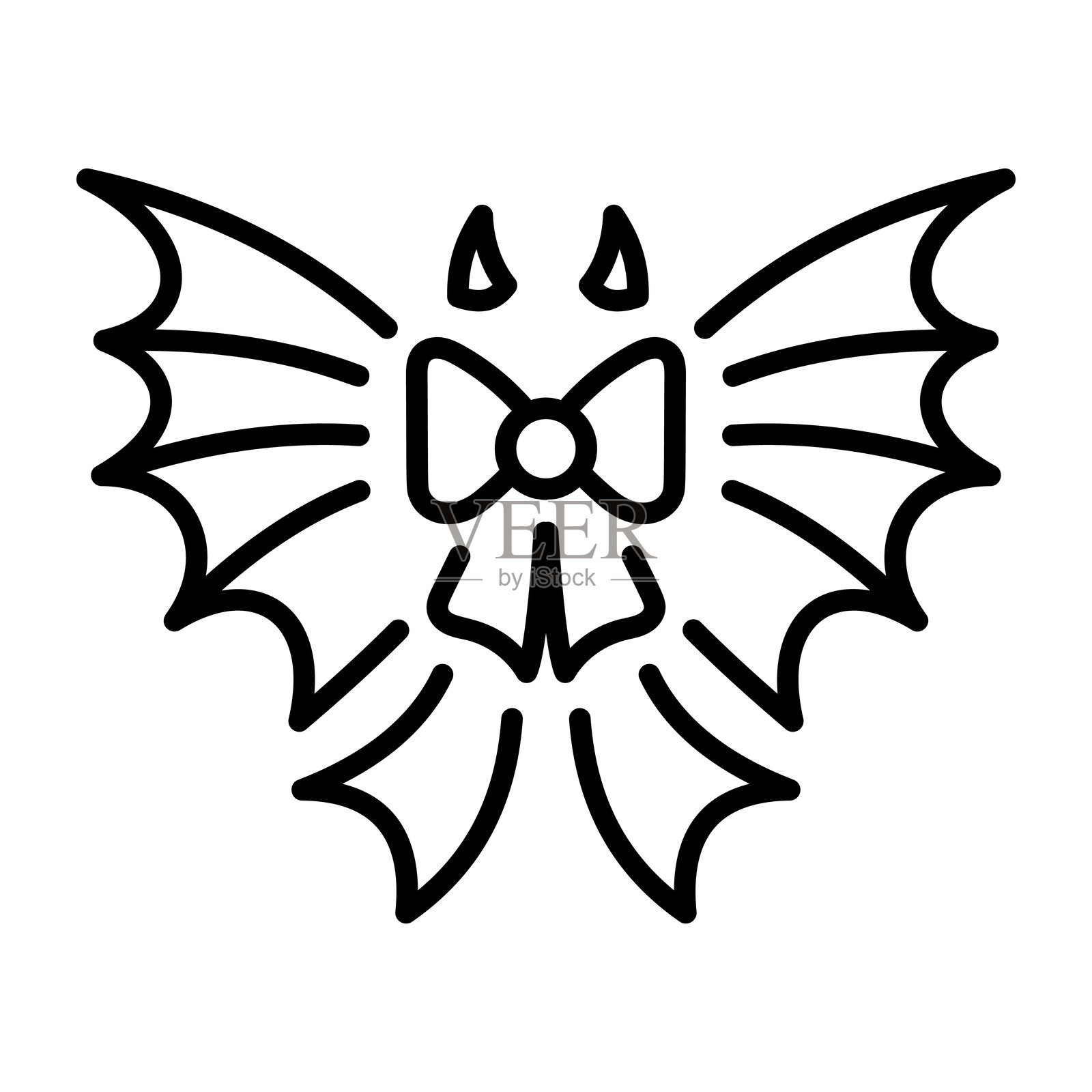 哥特式弓插画图片素材