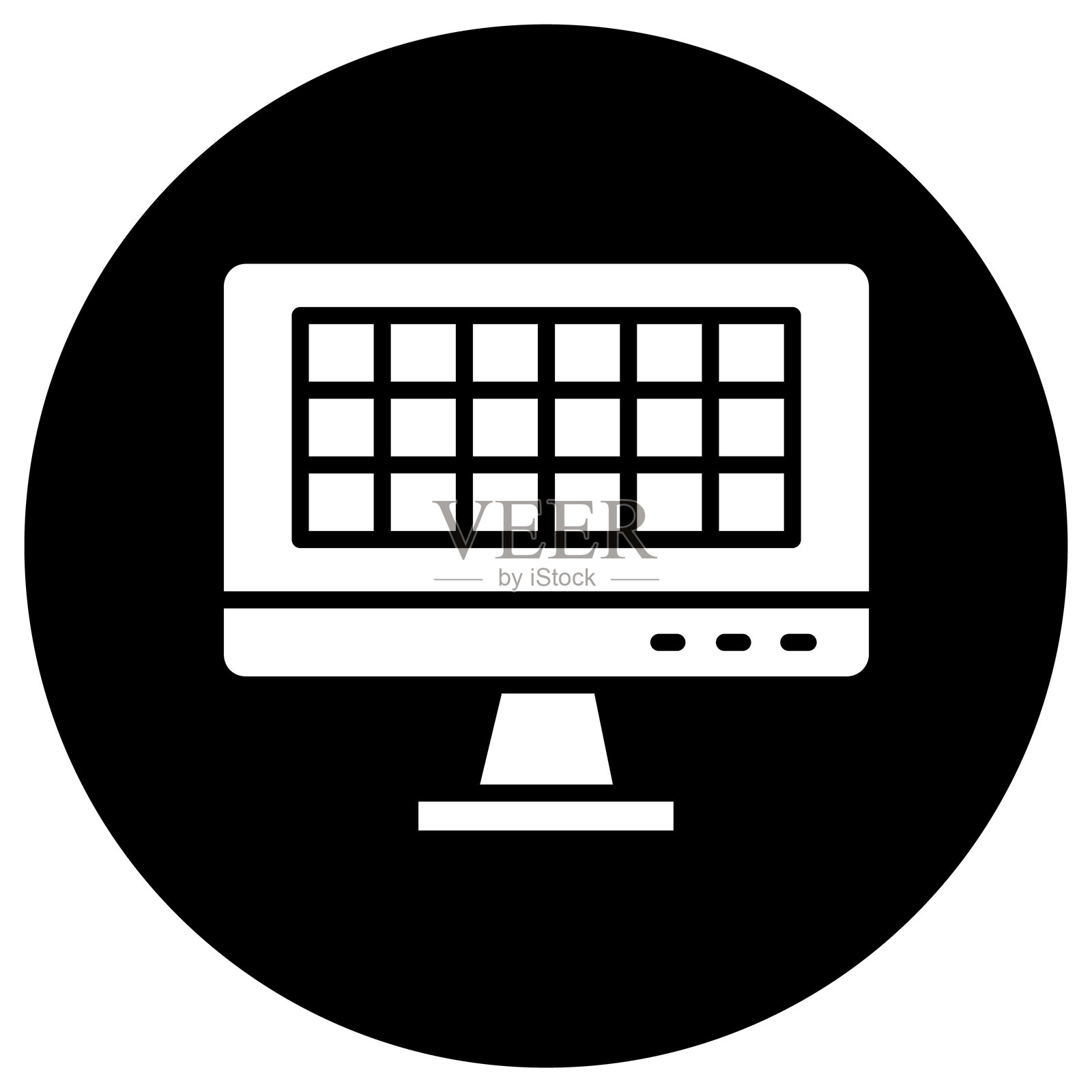 网格矢量图标设计插图插画图片素材