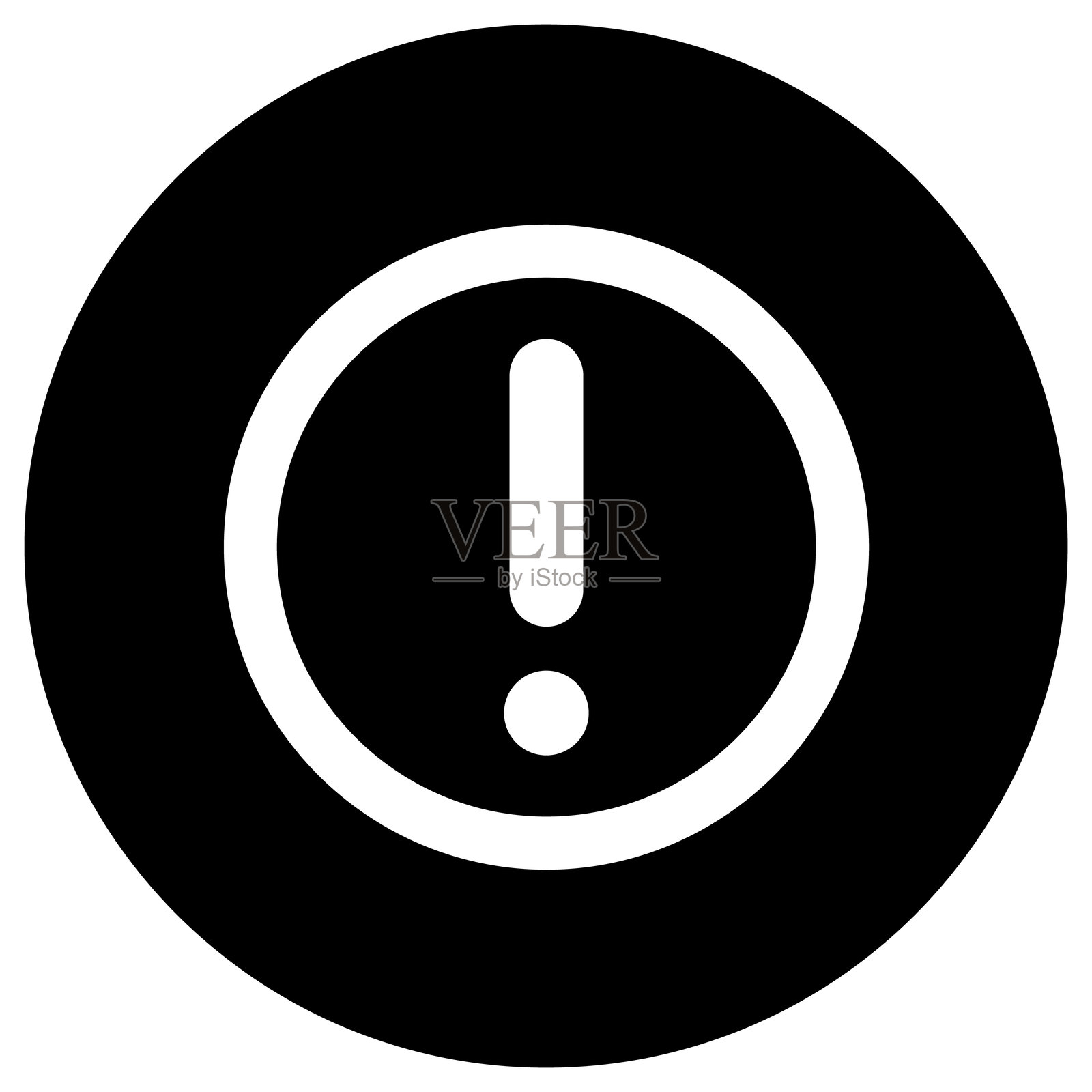 警告矢量图标设计插图插画图片素材