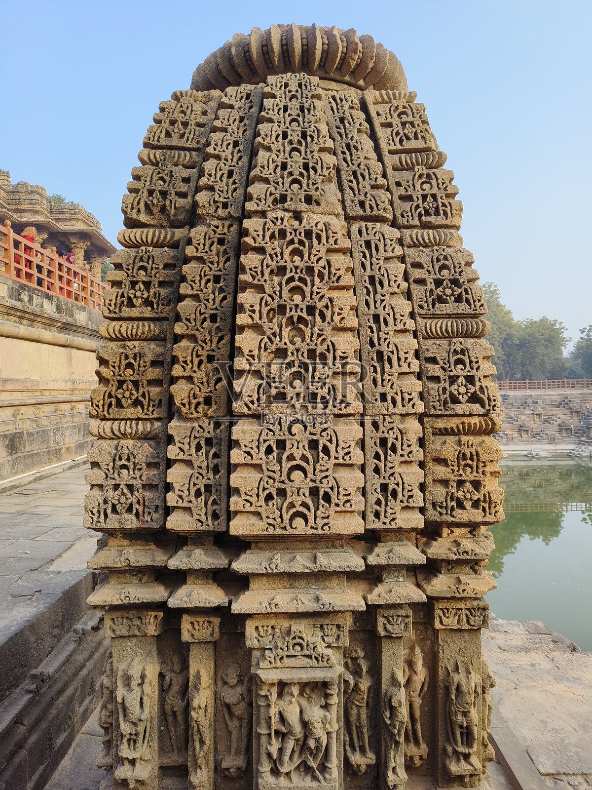 摩德拉的太阳庙照片摄影图片