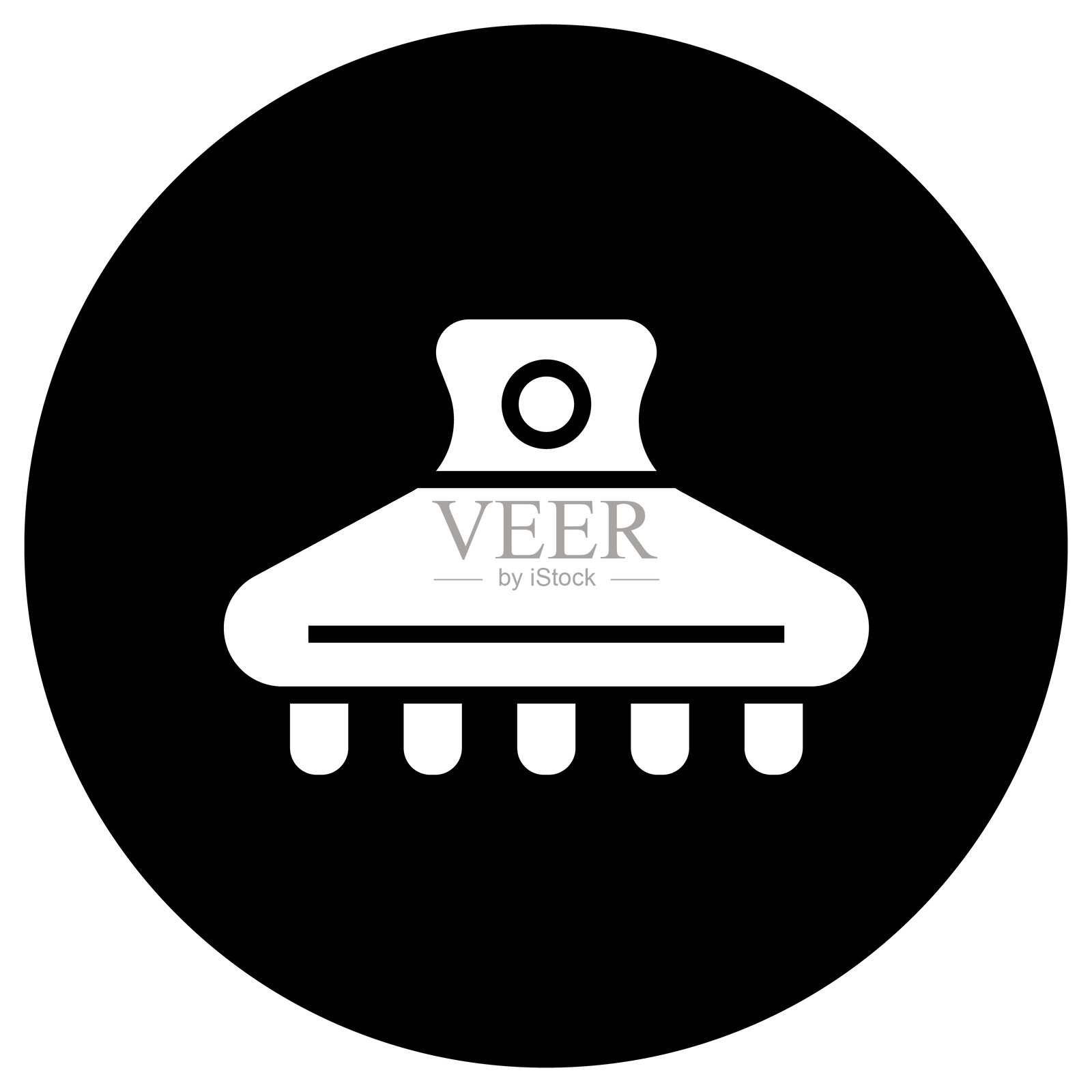 发夹矢量图标设计插图插画图片素材