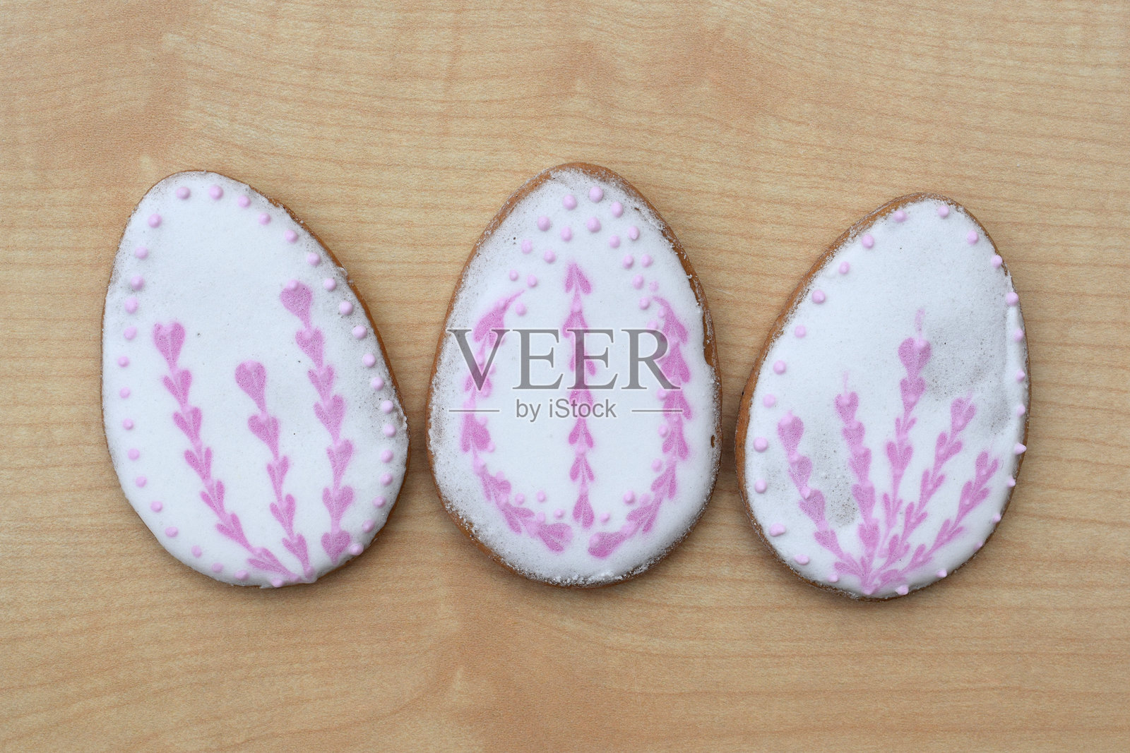 复活节姜饼饼干照片摄影图片