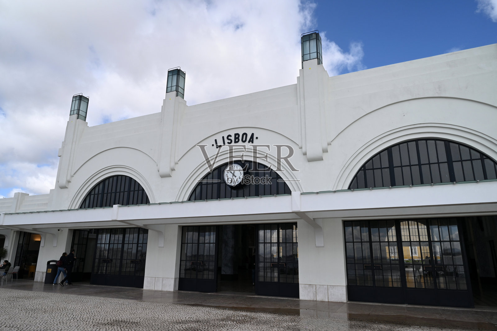 里斯本的南方与东南方河站照片摄影图片