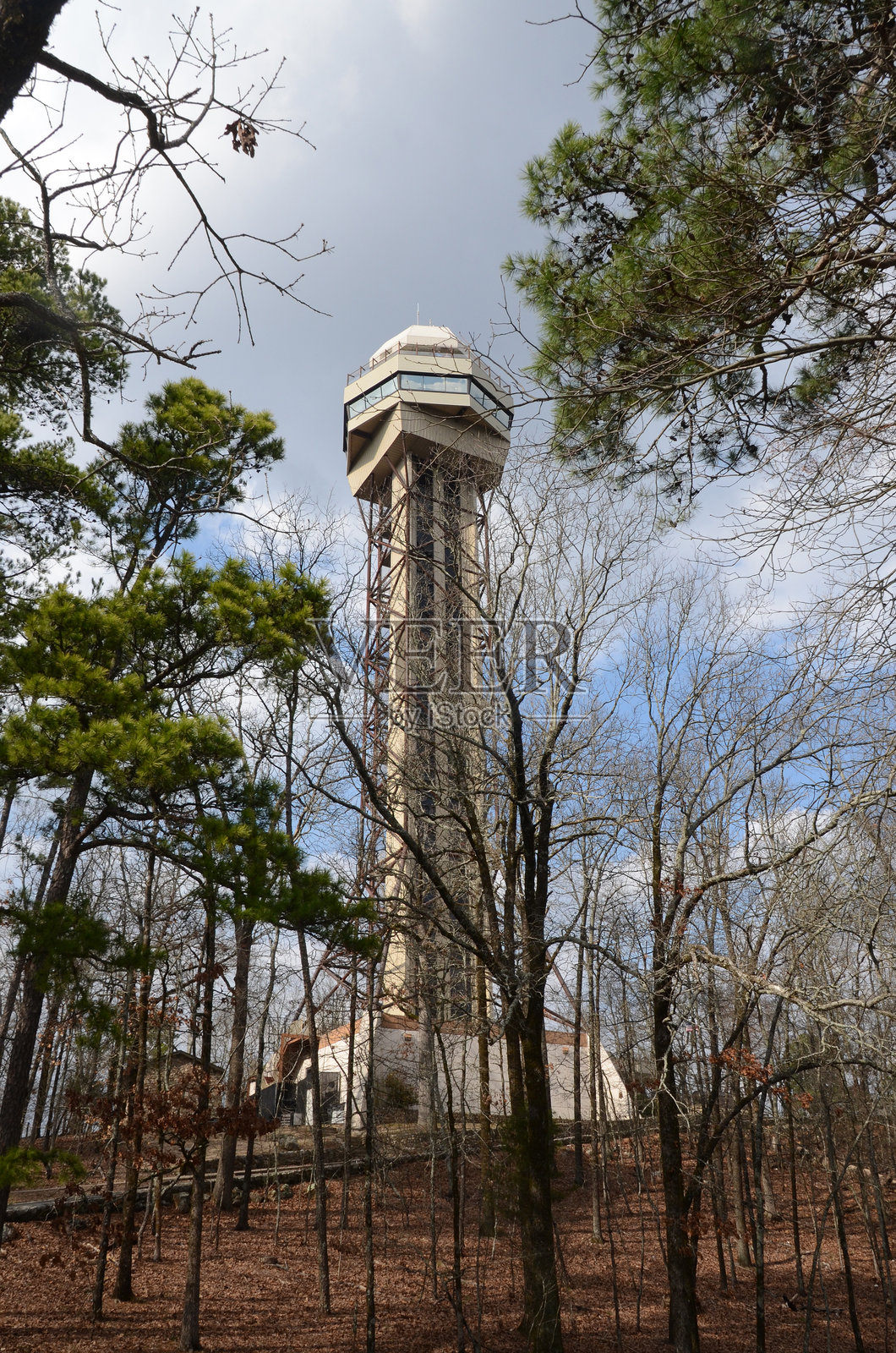 热泉山塔照片摄影图片