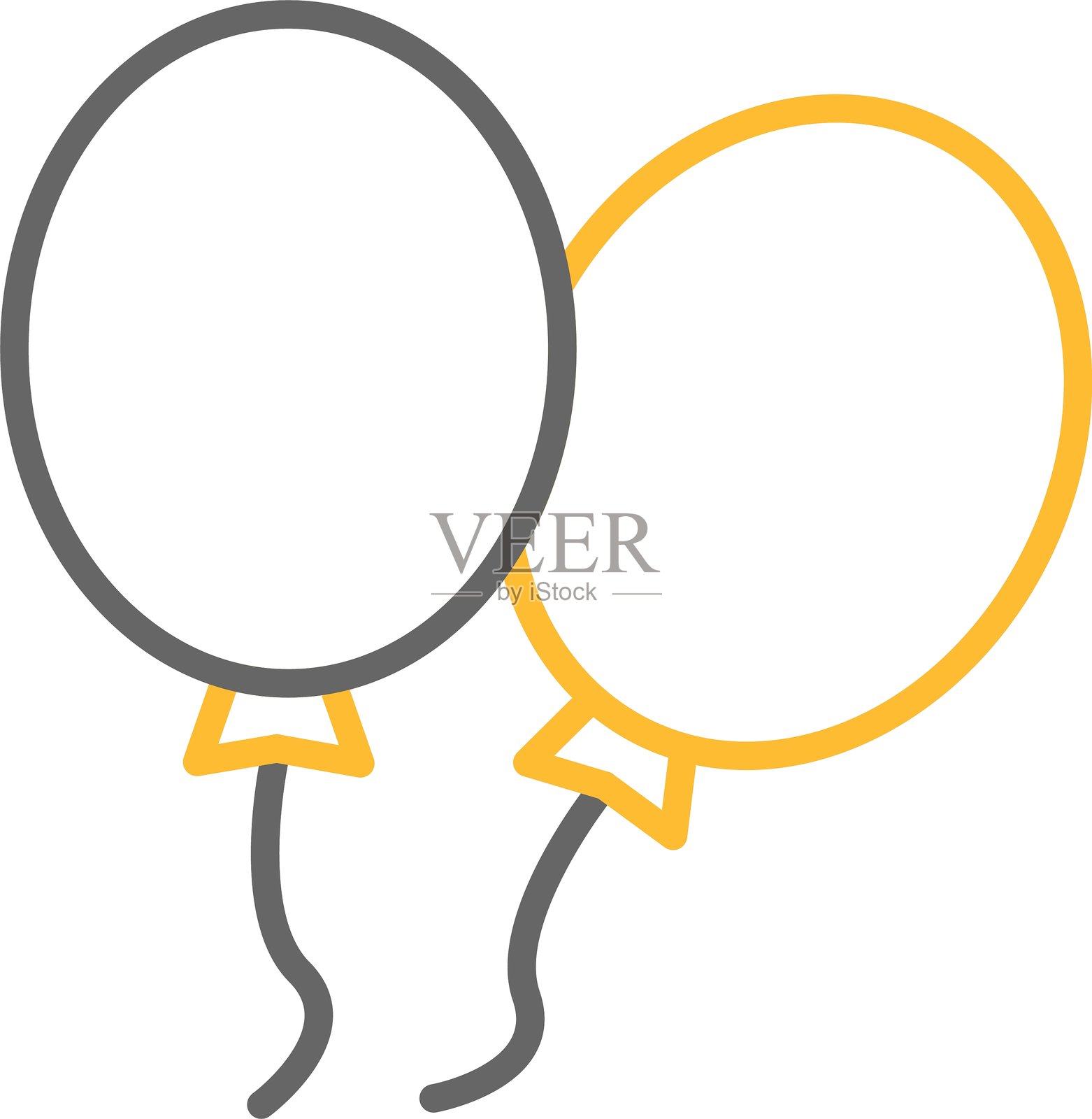 气球图标插画图片素材