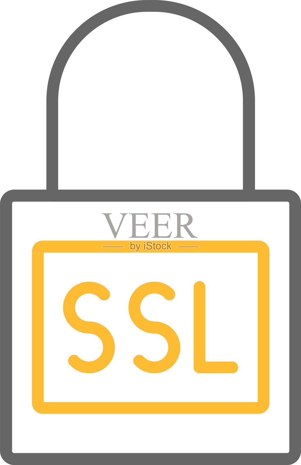 SSL图标插画图片素材