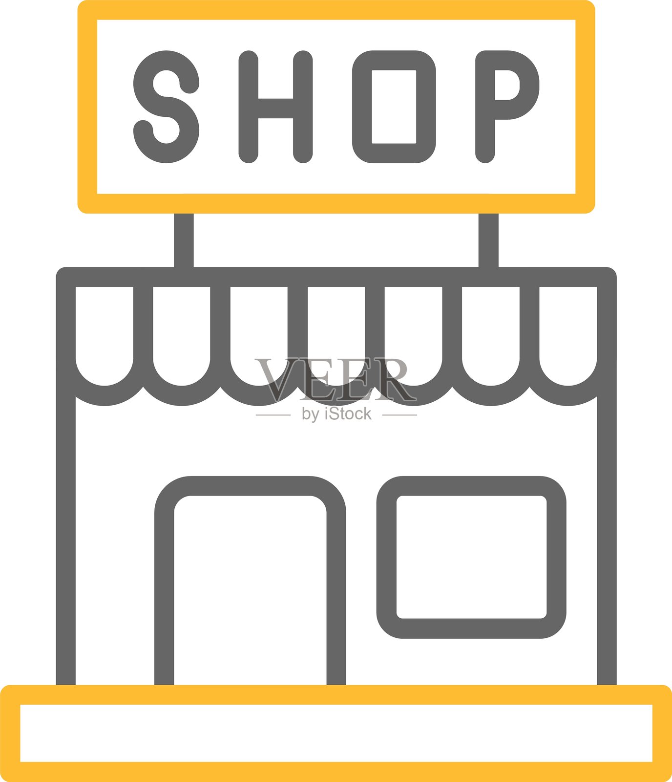 商店图标插画图片素材