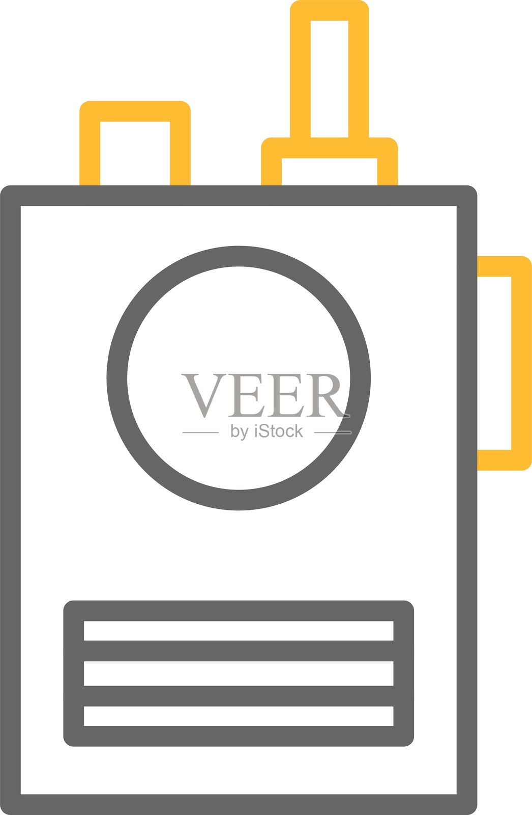 收音机图标插画图片素材