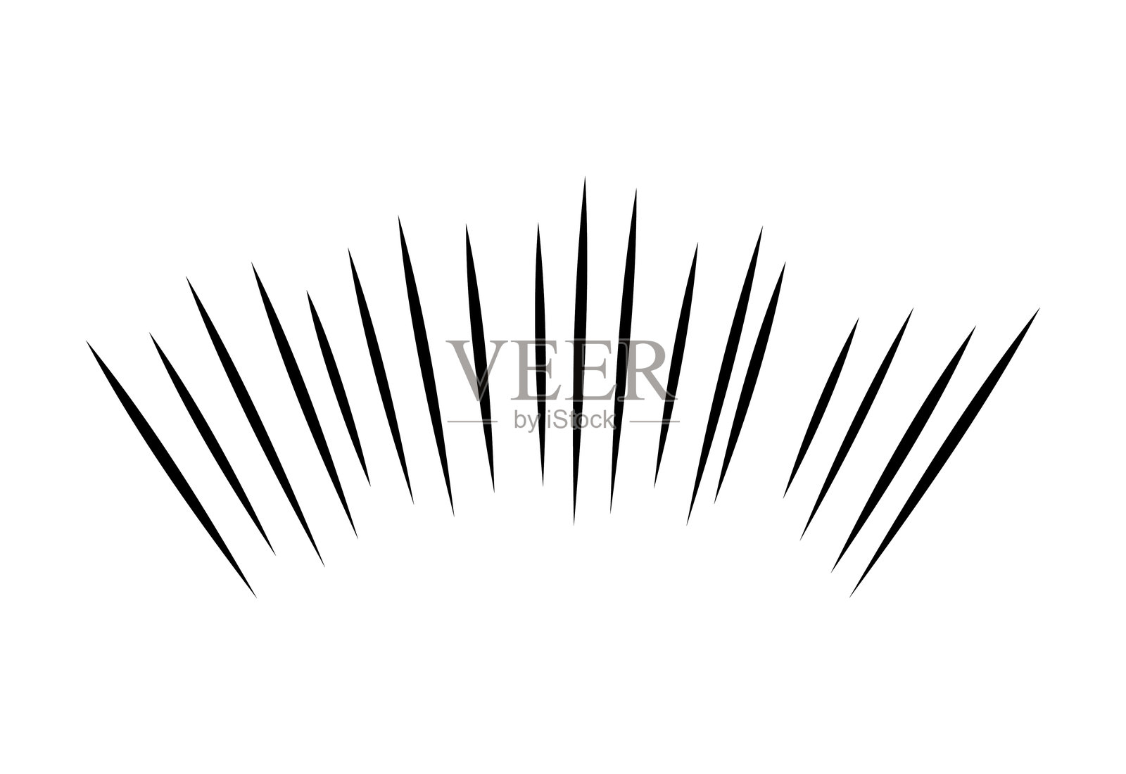 漫画风格效果线材质插画图片素材