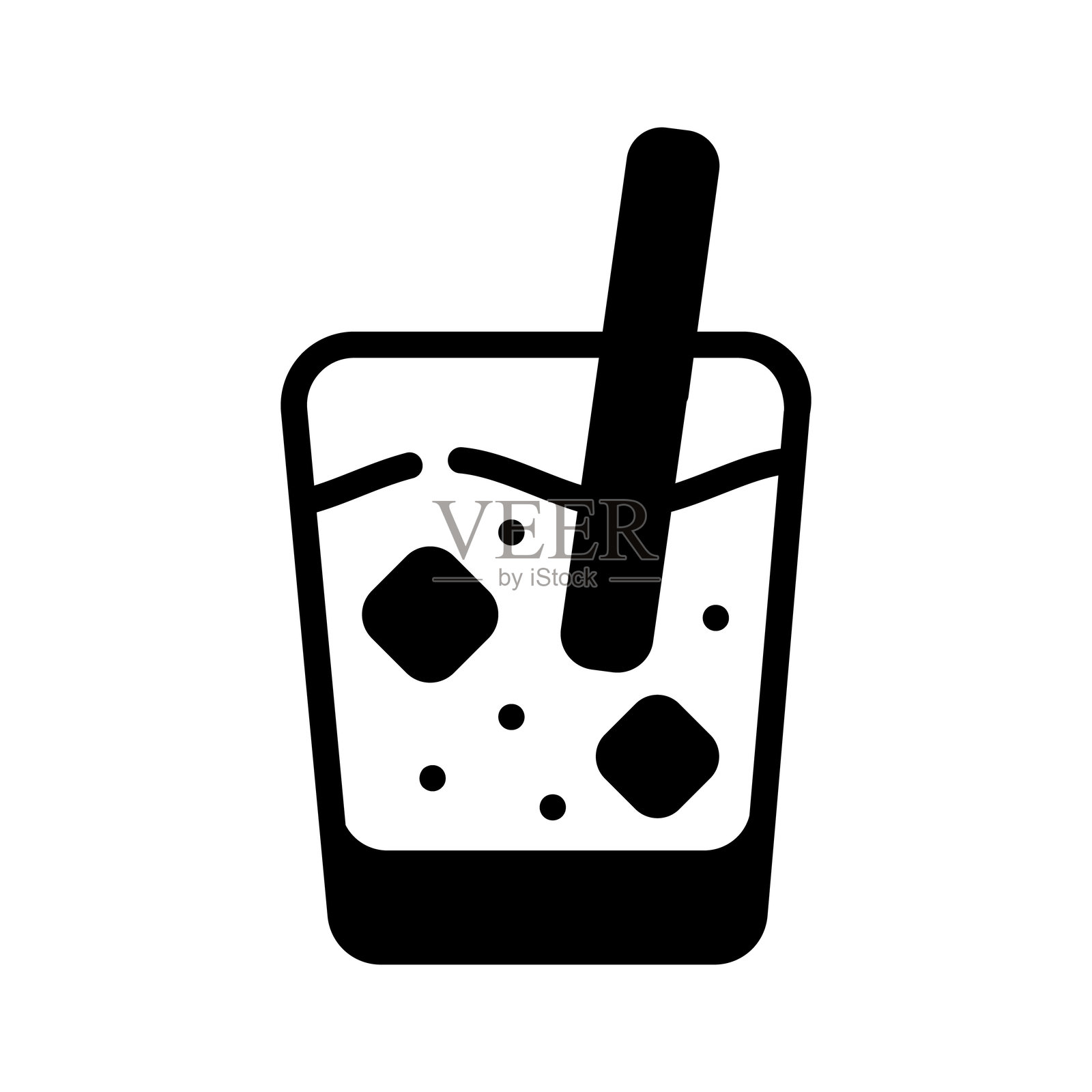 冰饮料插画图片素材