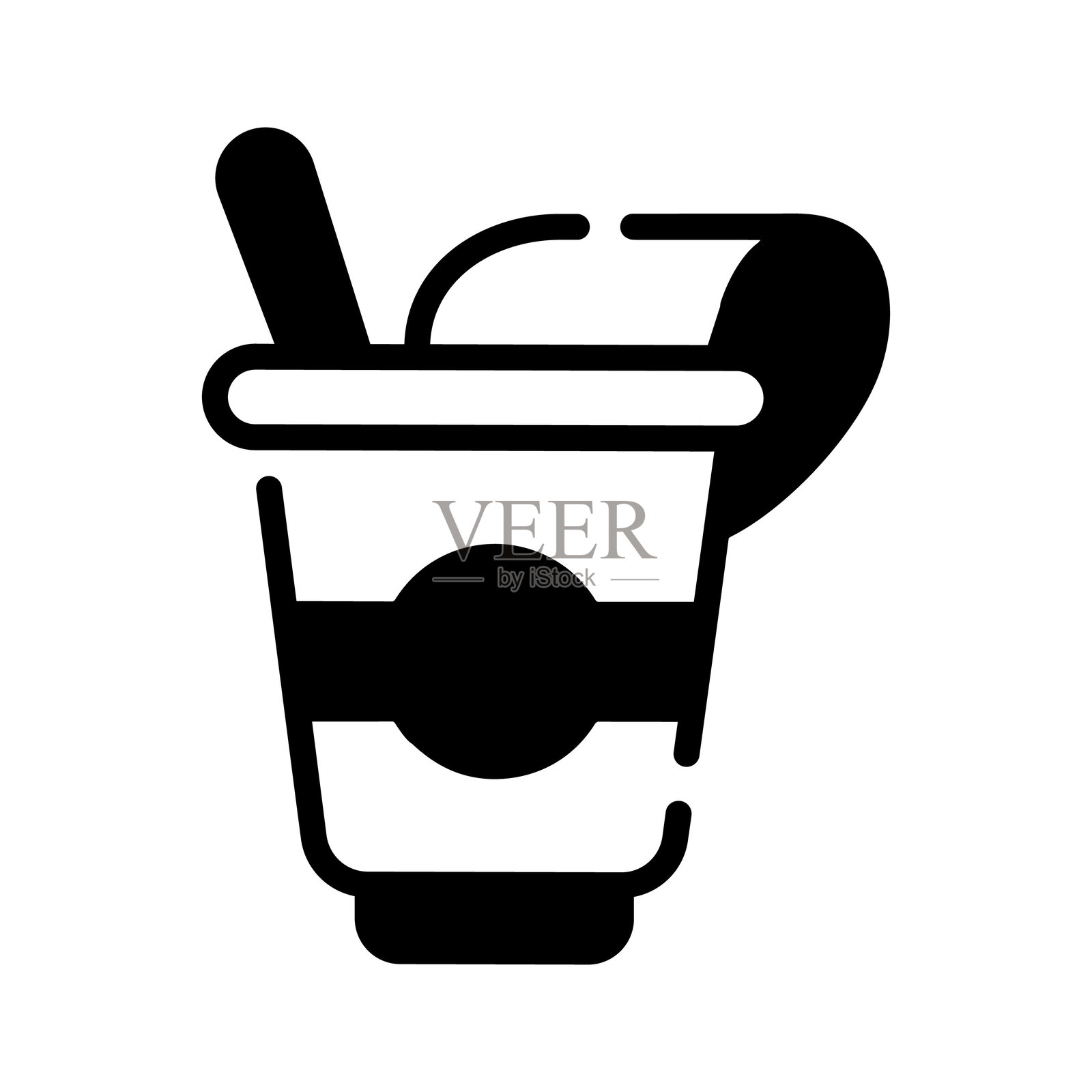 酸奶插画图片素材