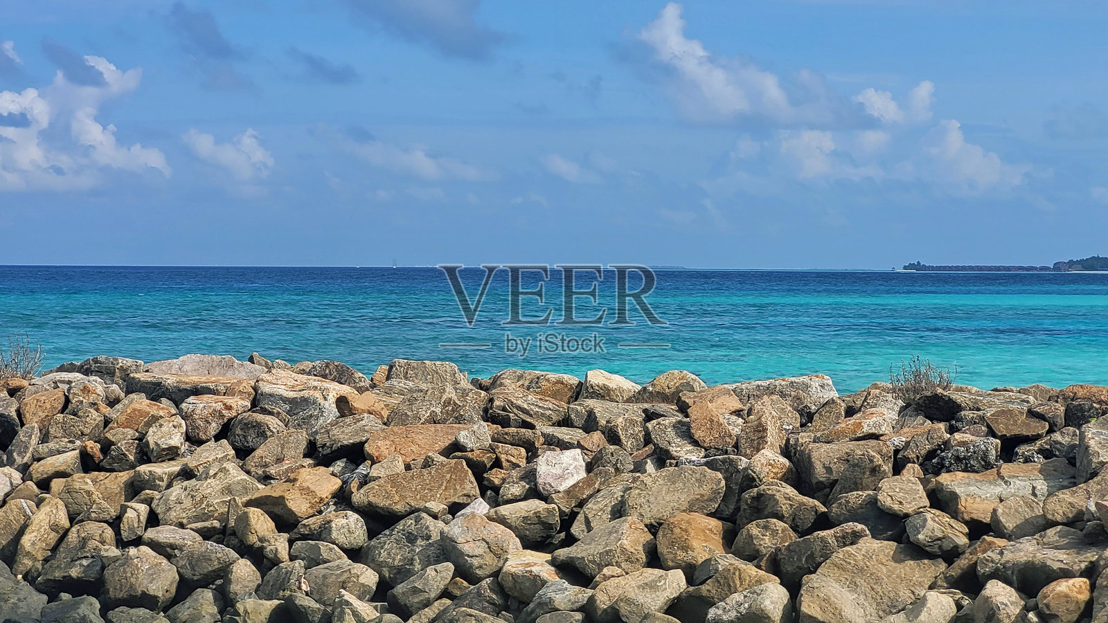 马尔代夫马阿夫希的阳光热带海滩天堂照片摄影图片