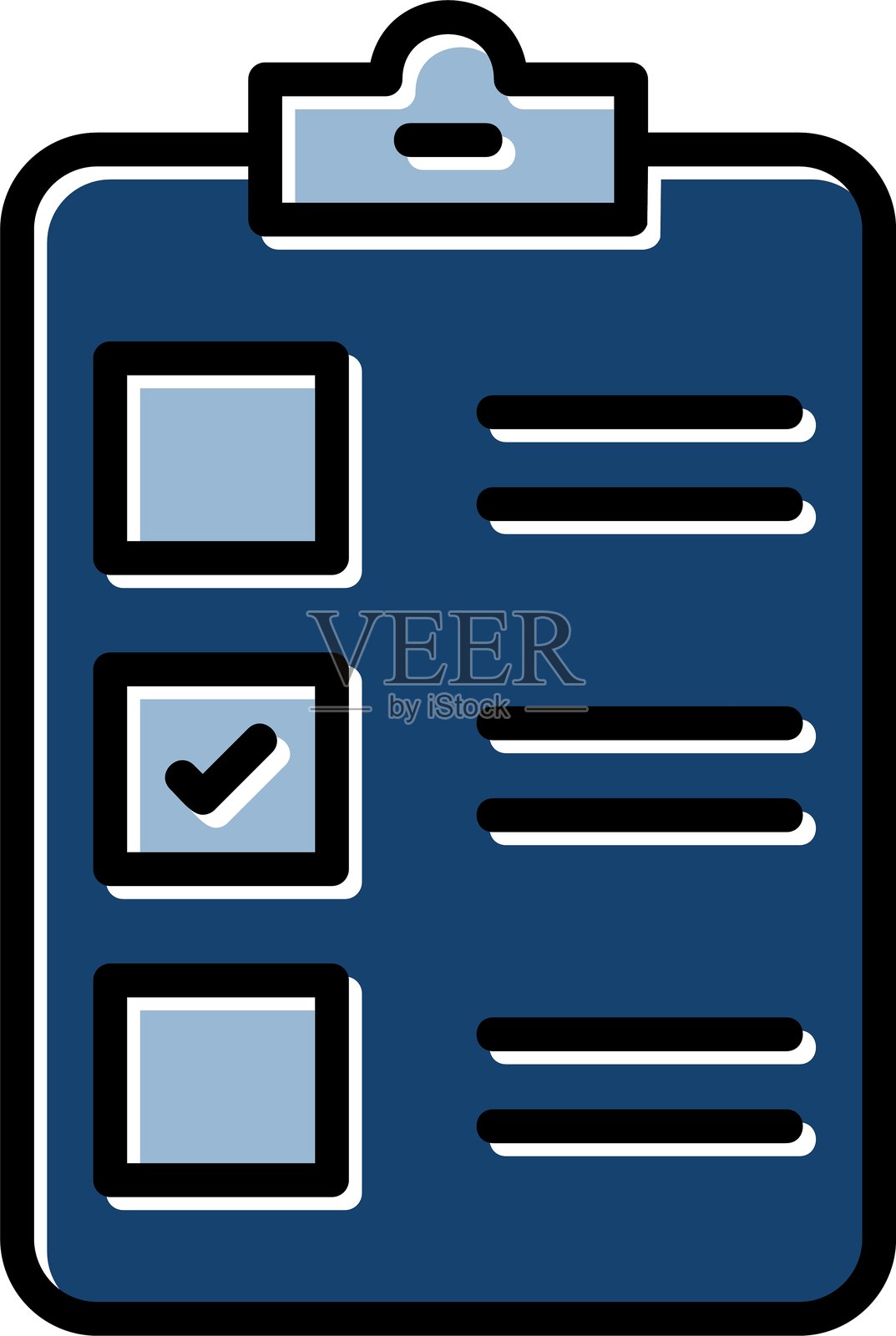 剪贴板图标插画图片素材