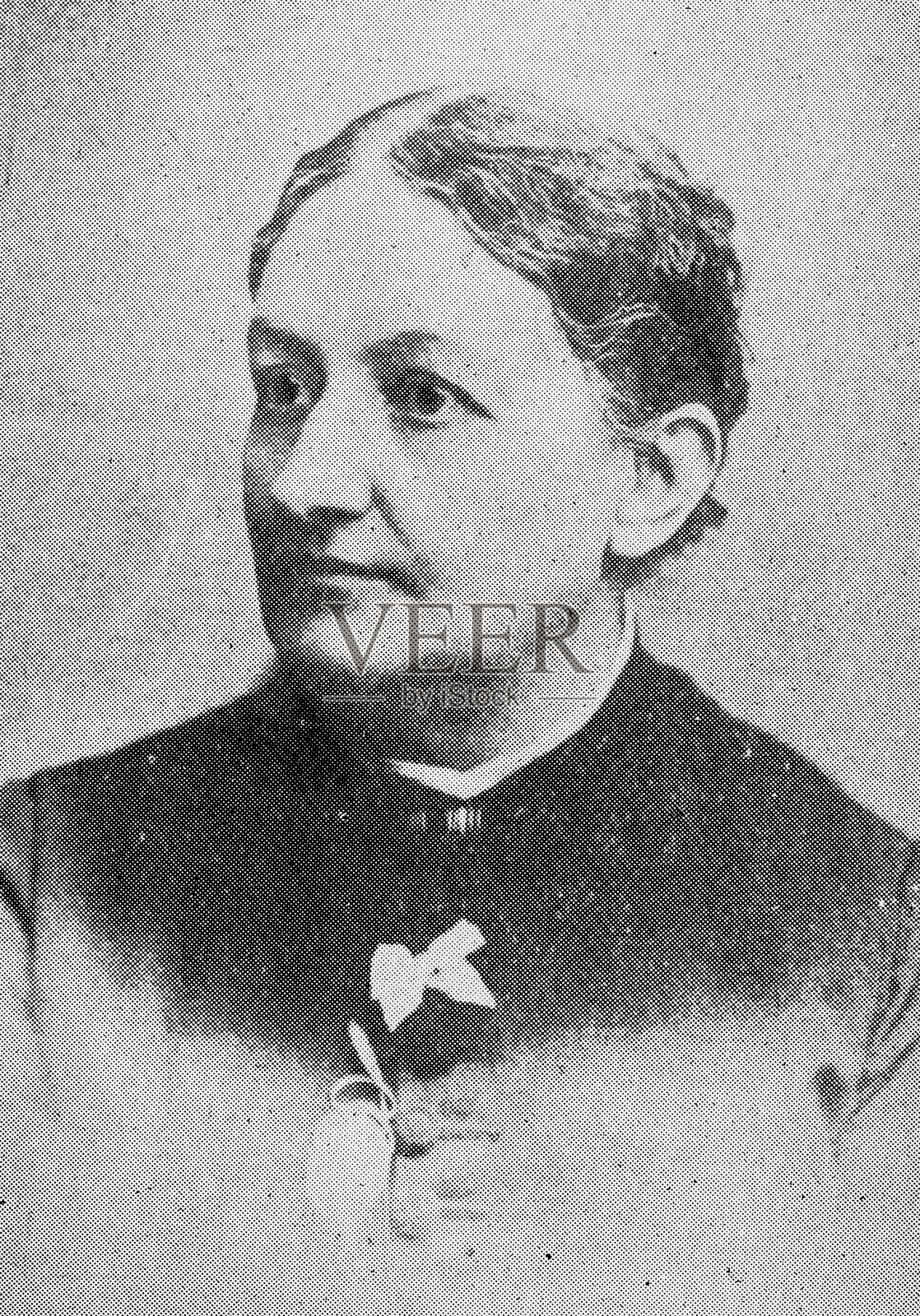 Sarepta M I Henry插画图片素材