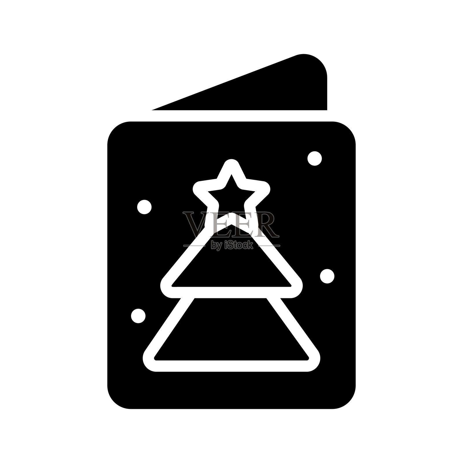 圣诞贺卡插画图片素材