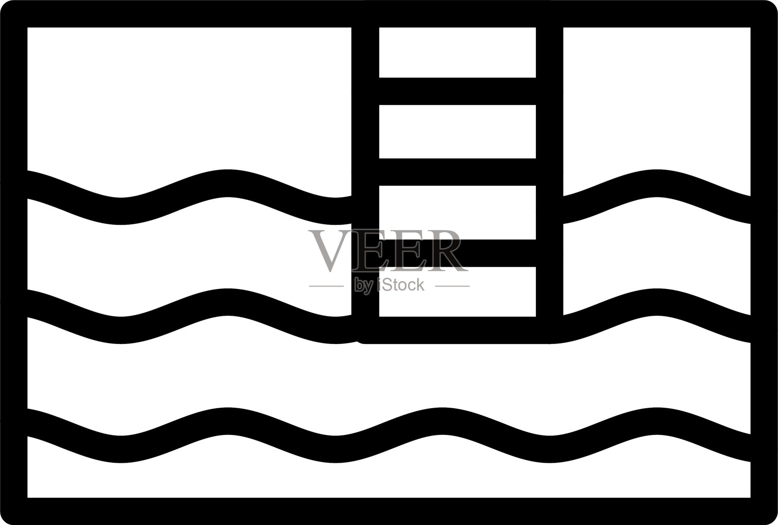 游泳插画图片素材