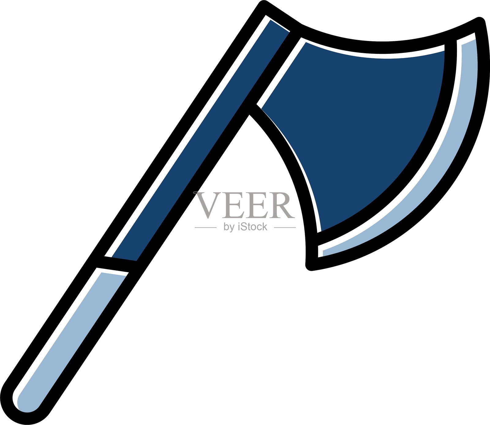 斧头图标插画图片素材