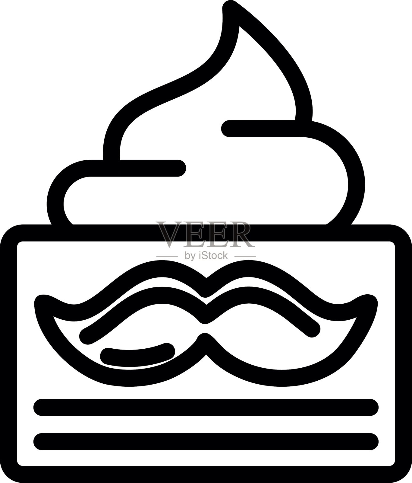 发蜡罐图标插画图片素材