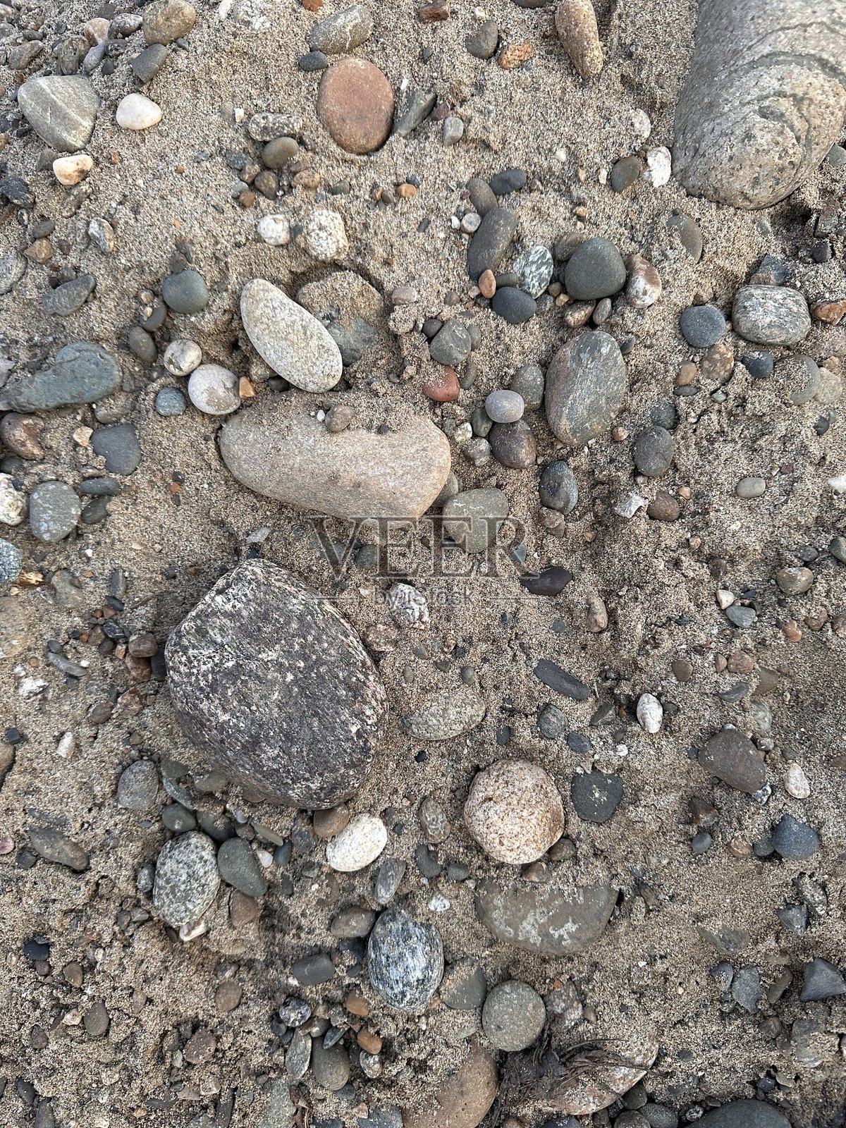 自然卵石和沙子纹理 - 大地石材背景照片摄影图片