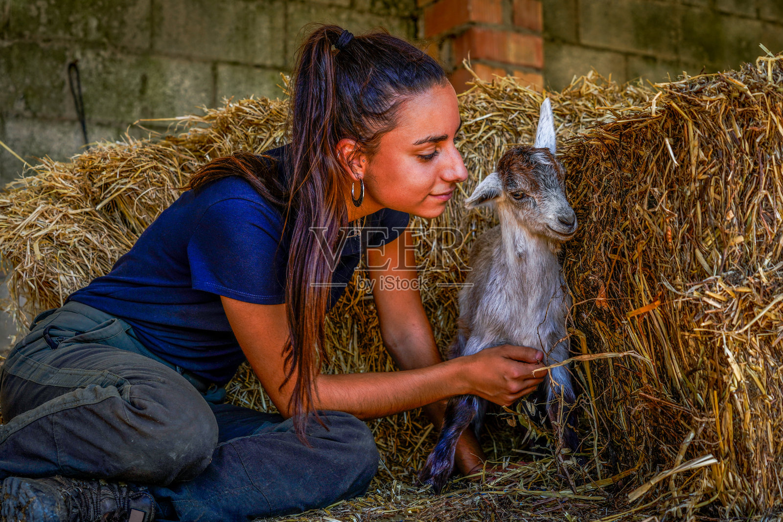 对你动物的深厚感情照片摄影图片