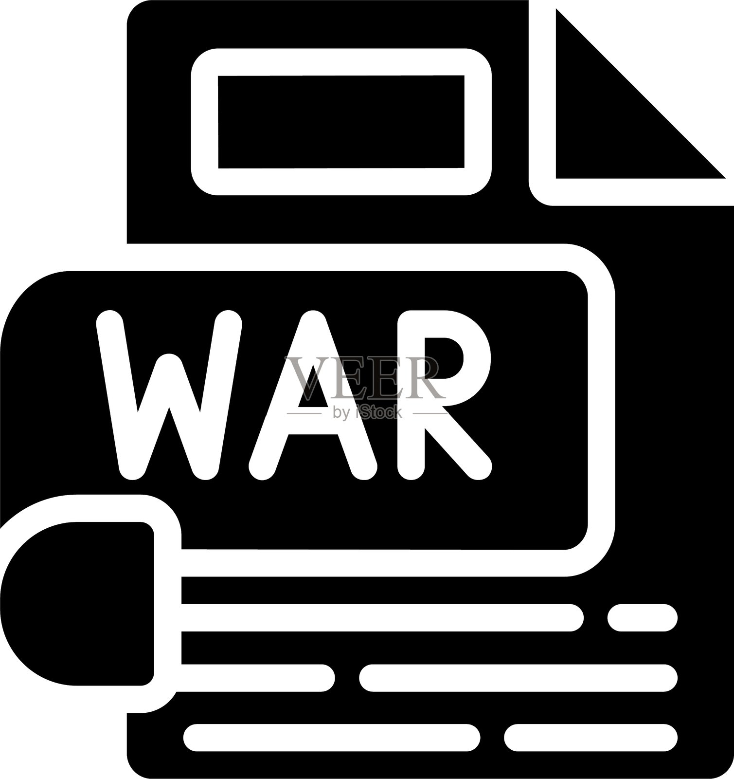 战争图标设计插画图片素材