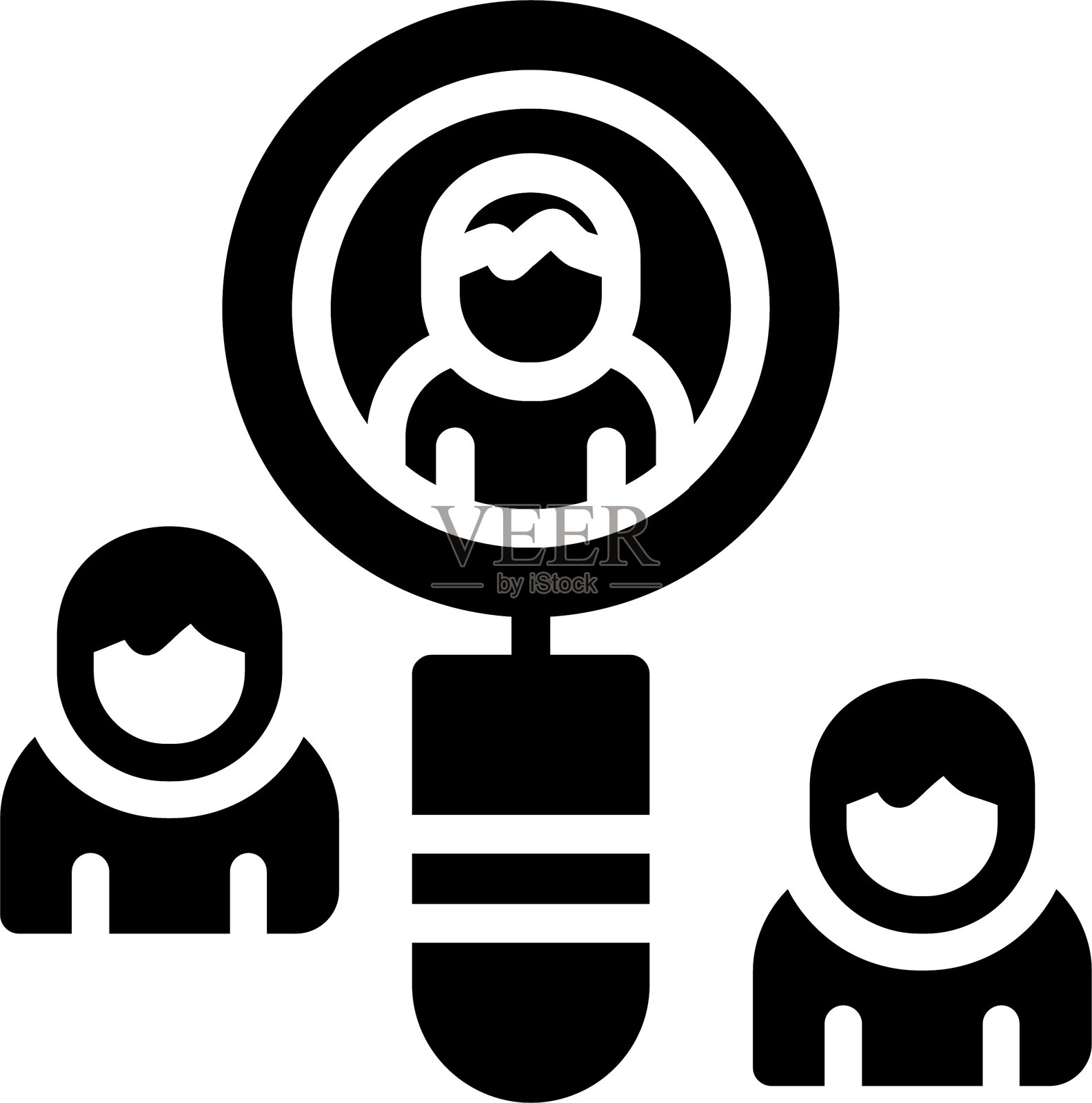 人才招聘图标设计插画图片素材