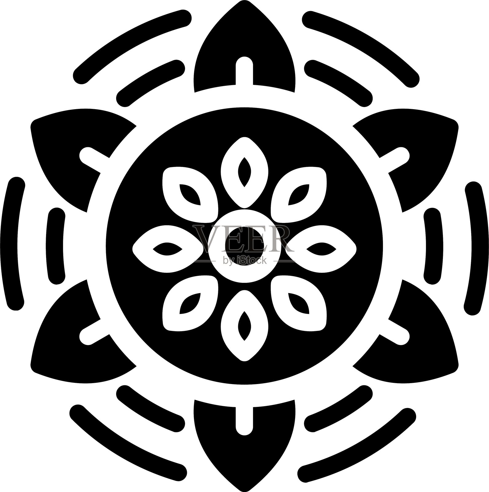 曼荼罗图标设计插画图片素材