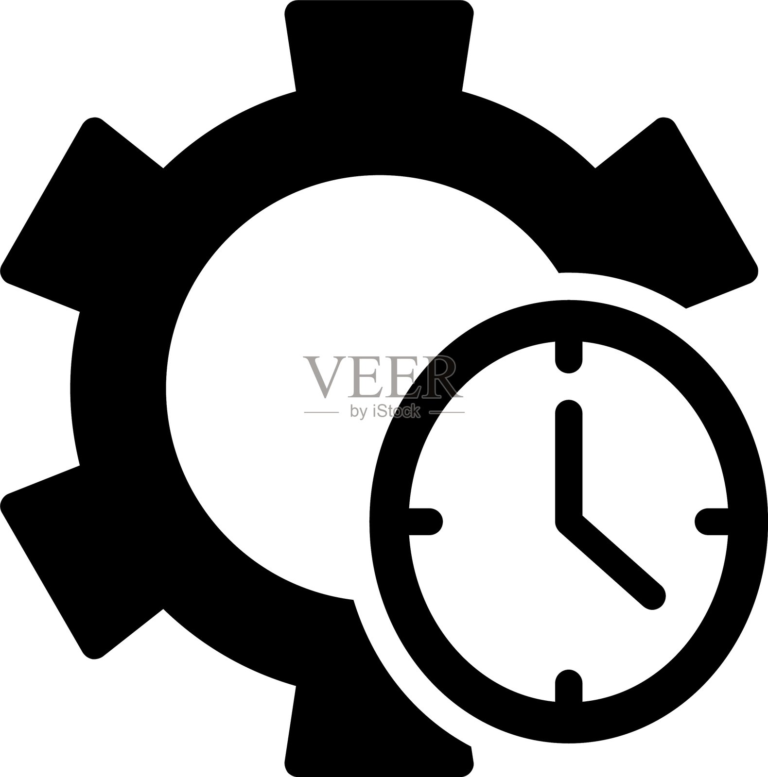 时间利用图标设计插画图片素材