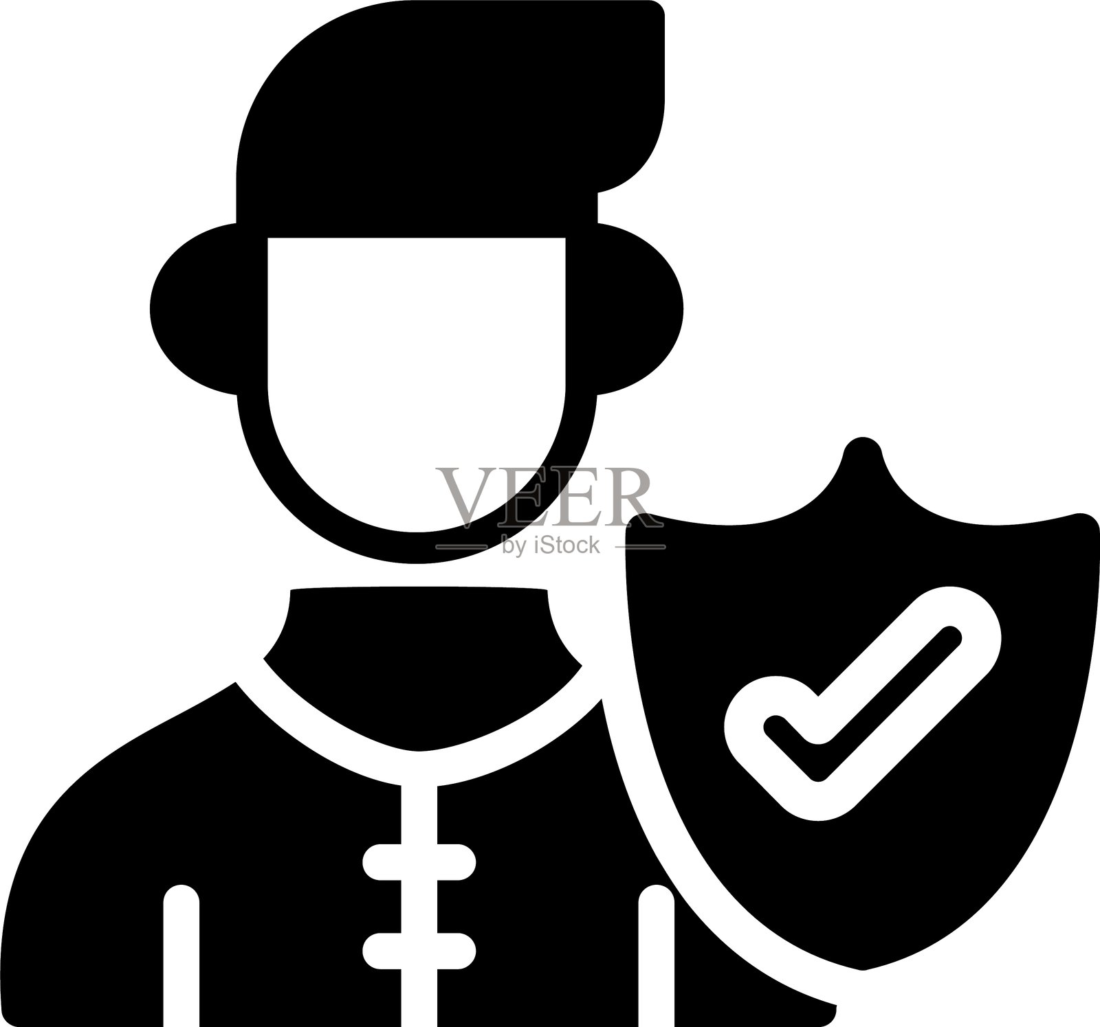 老年公民图标设计插画图片素材